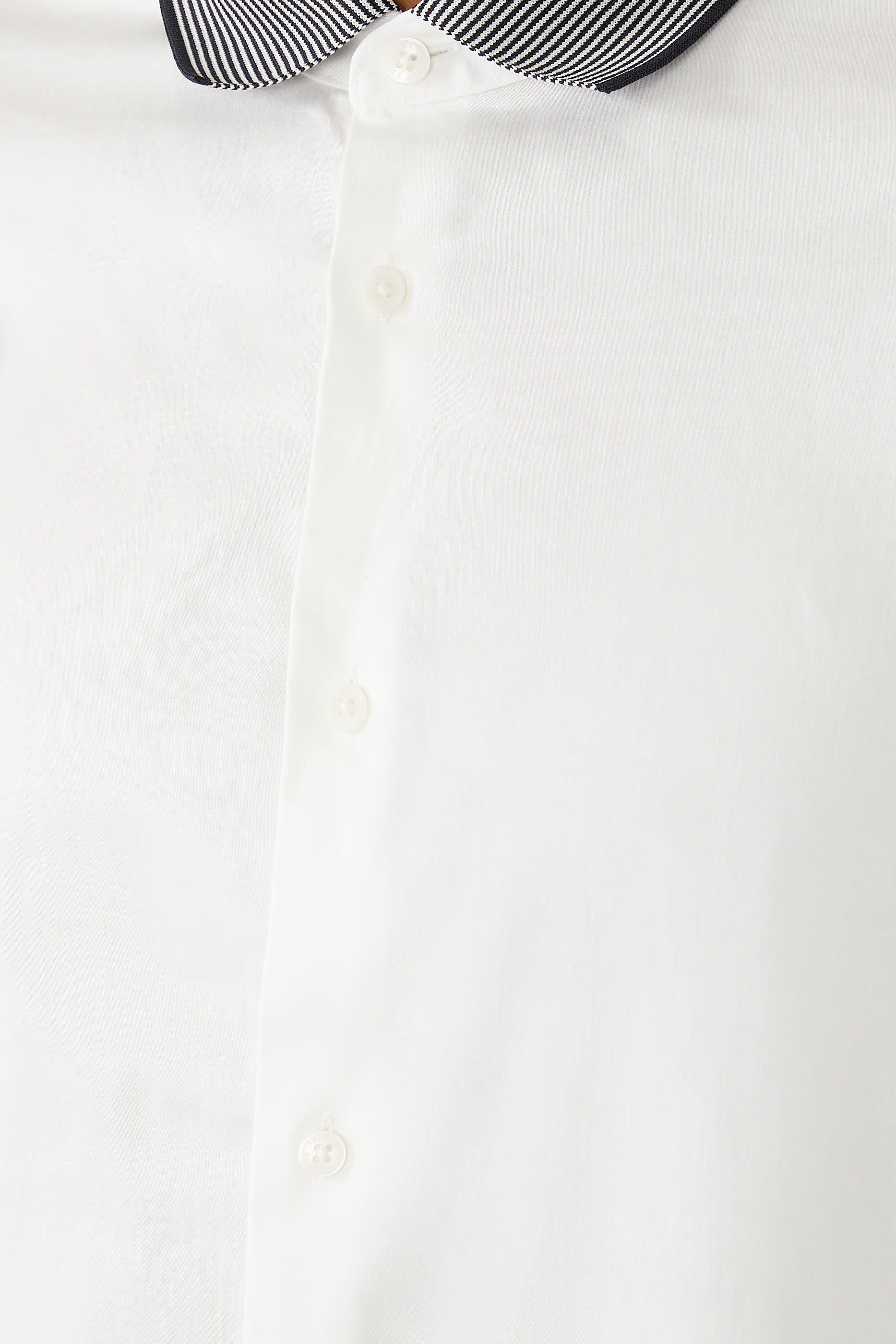 قميص بقصة ضيقة قطن مطاطي