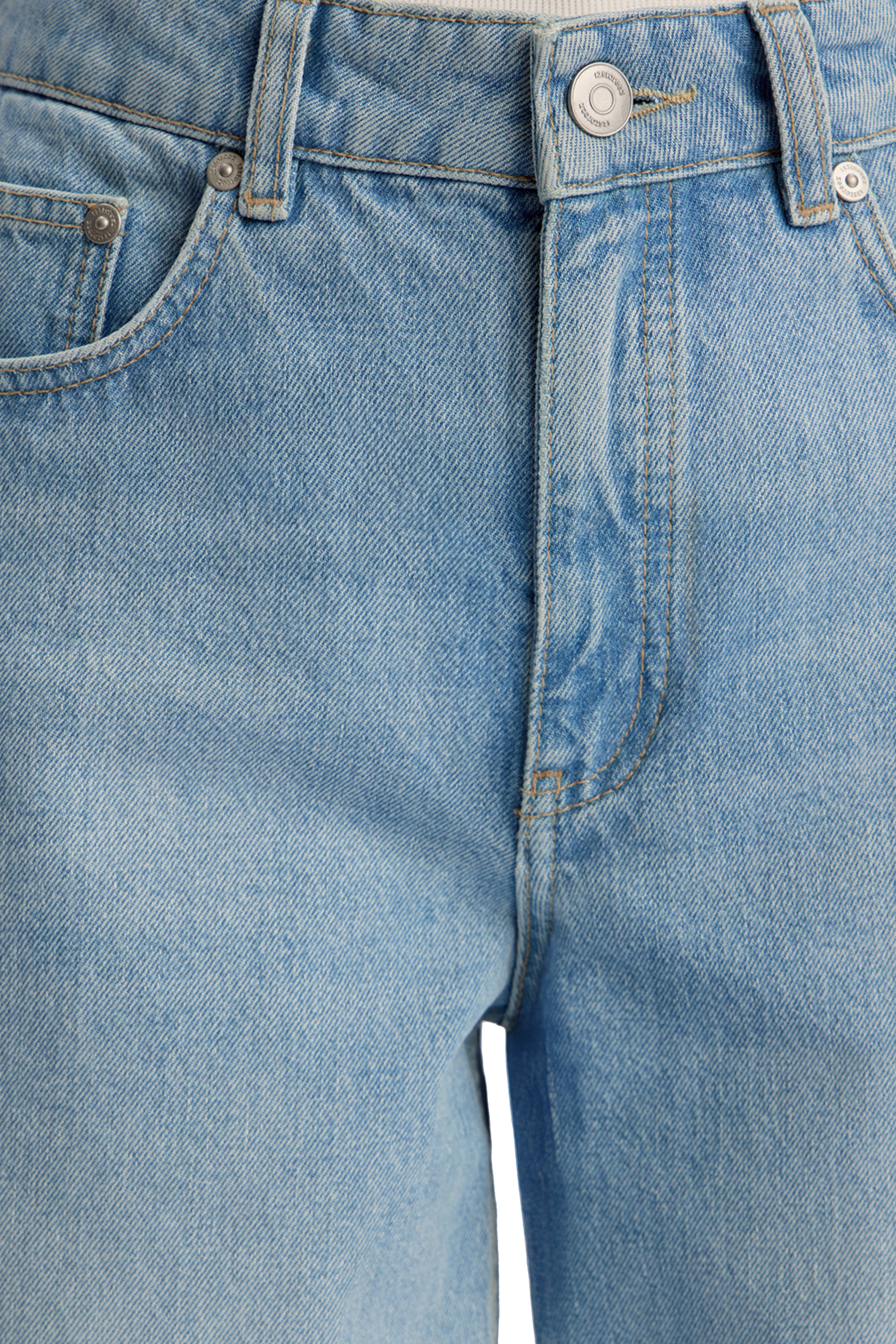 بنطال جينز 415 بقصة ساق واسعة