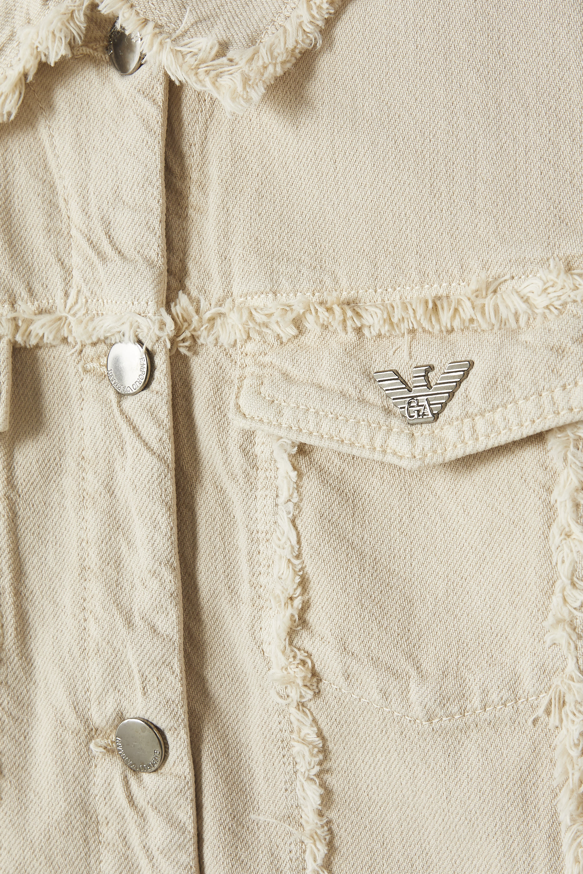 جاكيت دينم بشرّابات وأزرار للأطفال