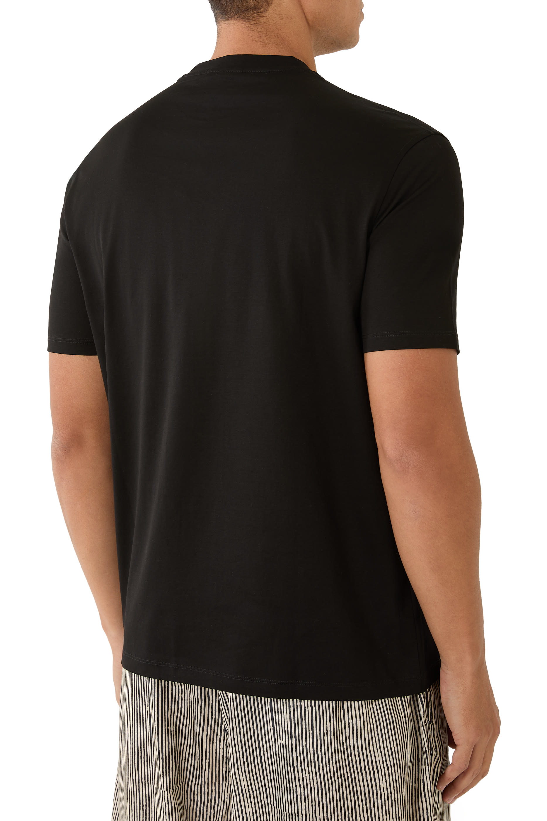 تيشيرت بشعار الماركة بلون مماثل جيرسيه