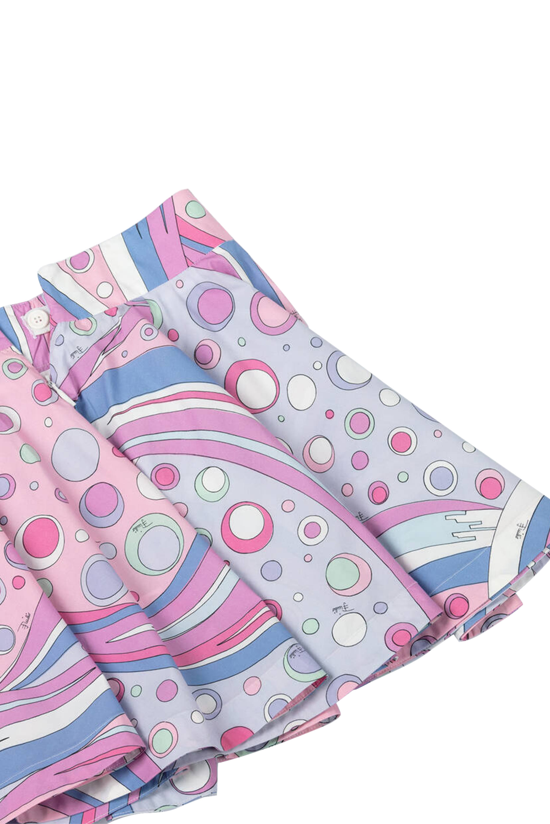 تنورة بطبعة تجريدية للأطفال