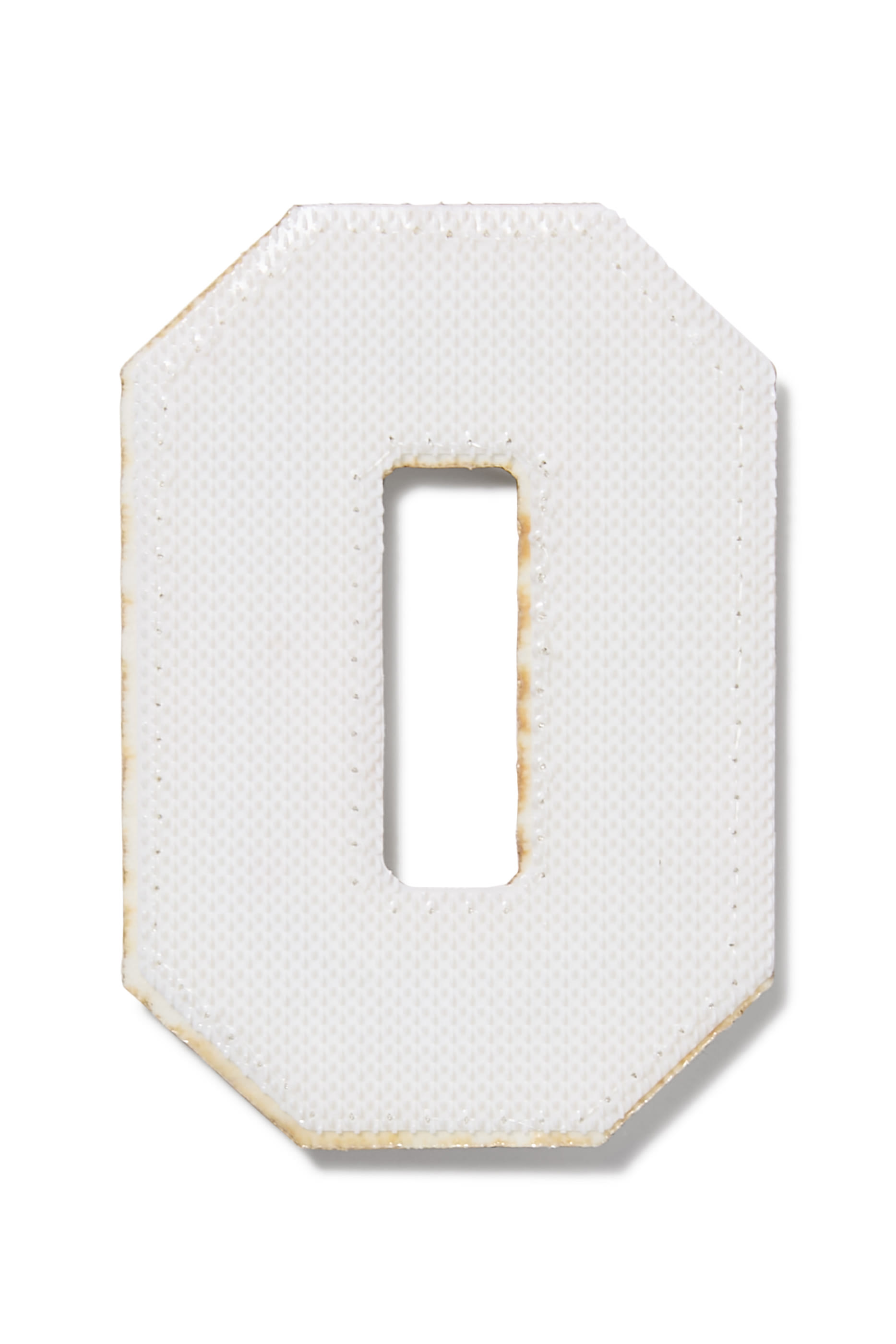 رقعة بتصميم حرف "O"شنيل لامع للأطفال