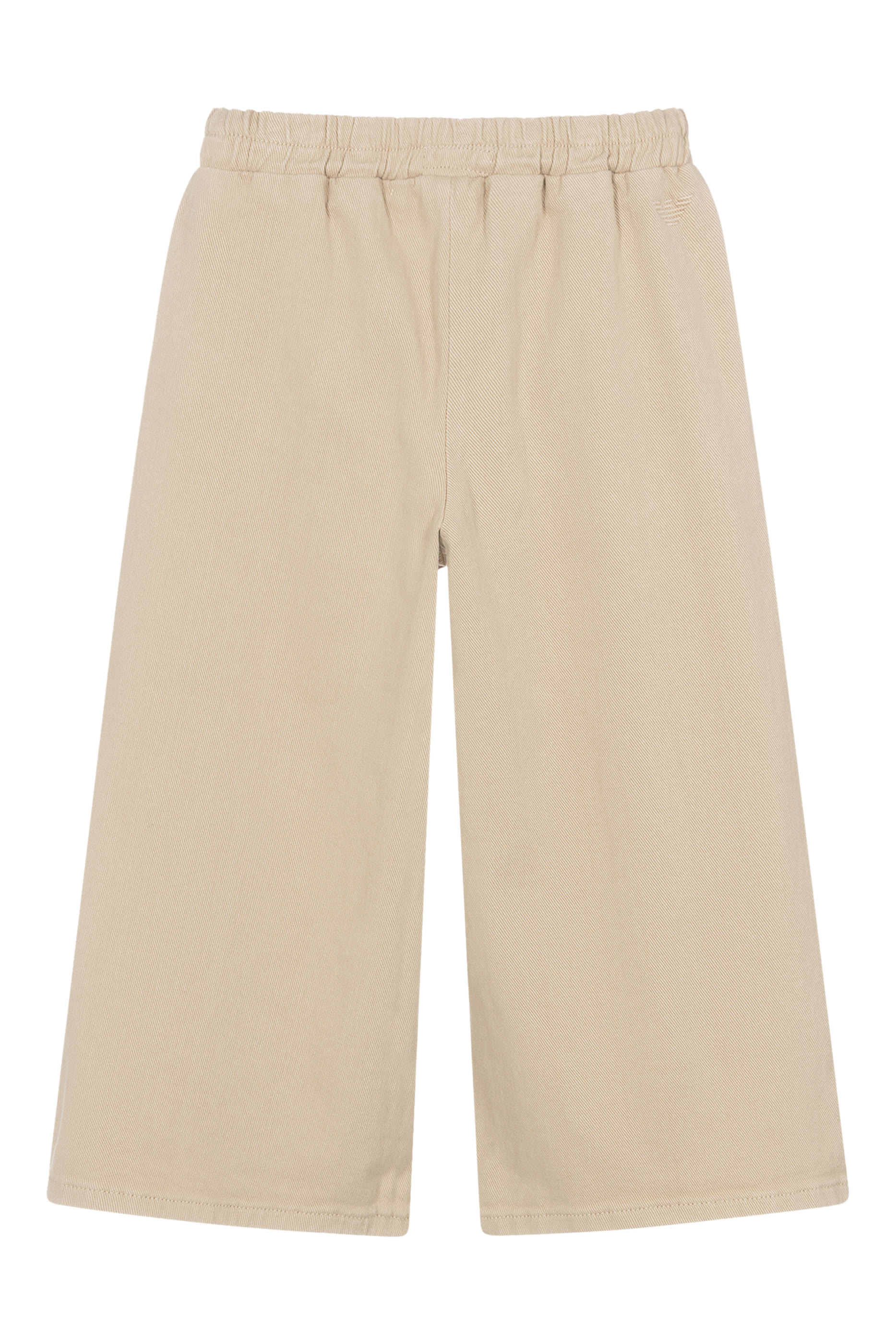 بنطال دنيم بخصر مطاطي وقصة ساق واسعة للأطفال