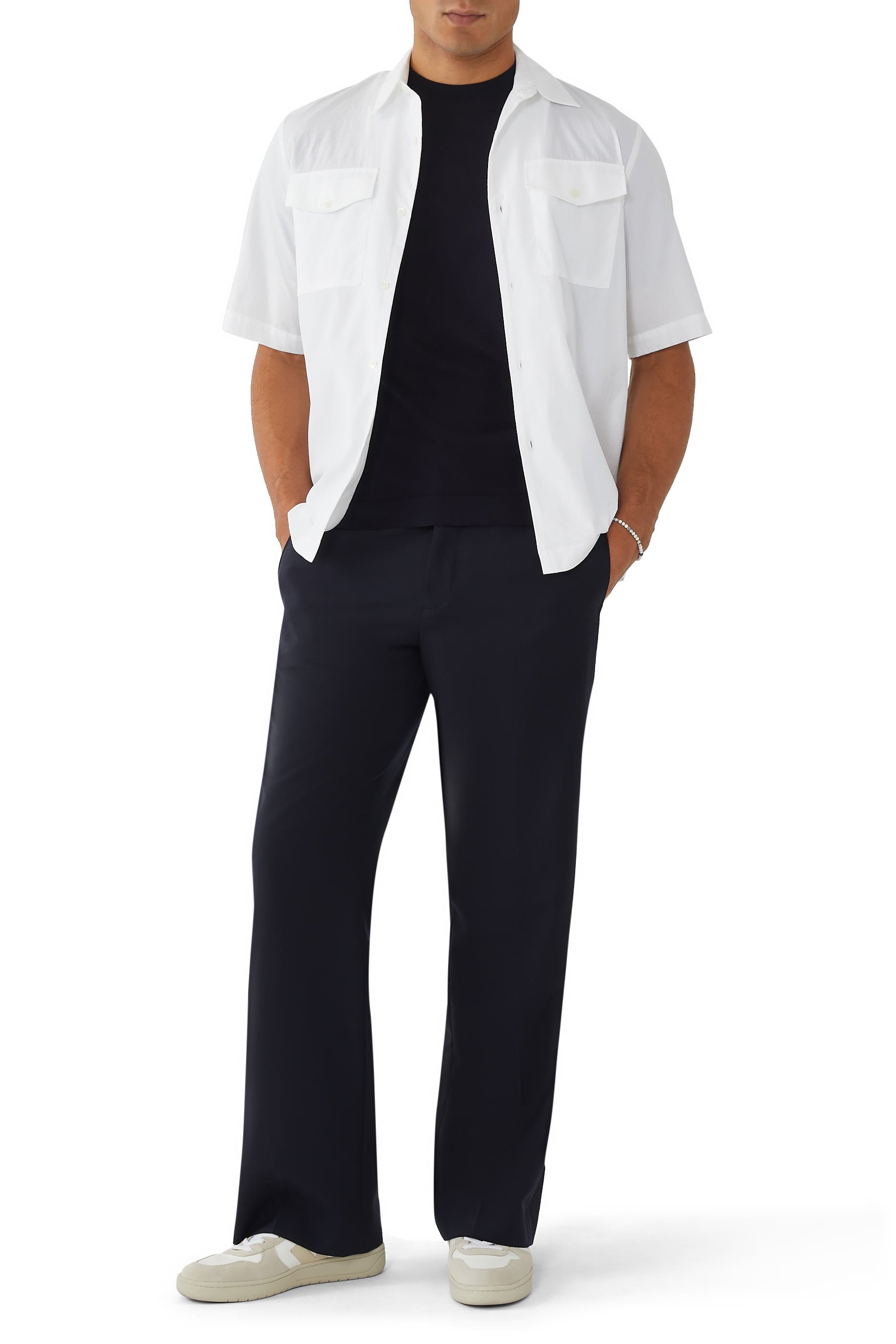 قميص بولو لوركا بأكمام قصيرة قطن