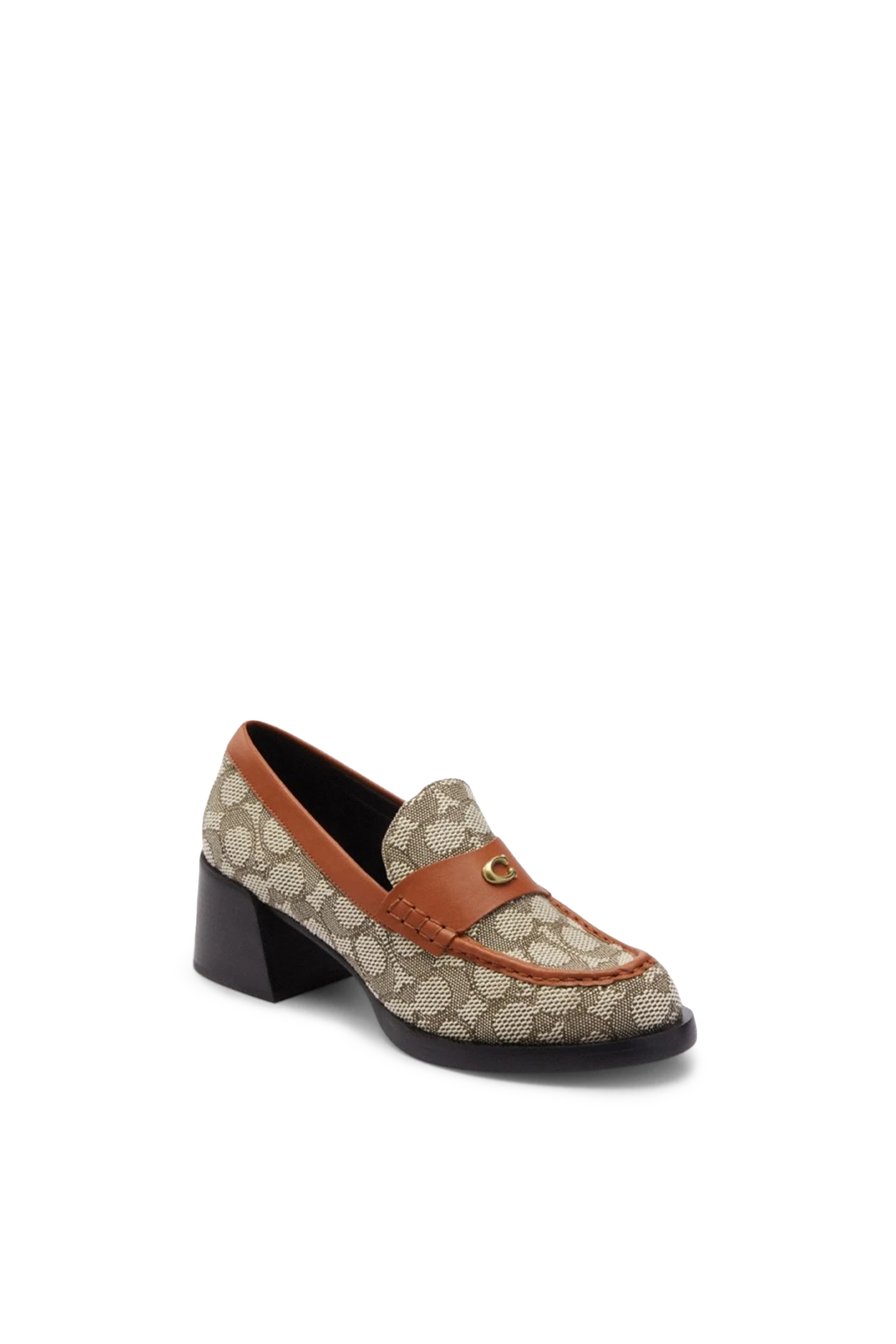 حذاء ناتالي 45 سهل الارتداء جاكار بشعار الماركة