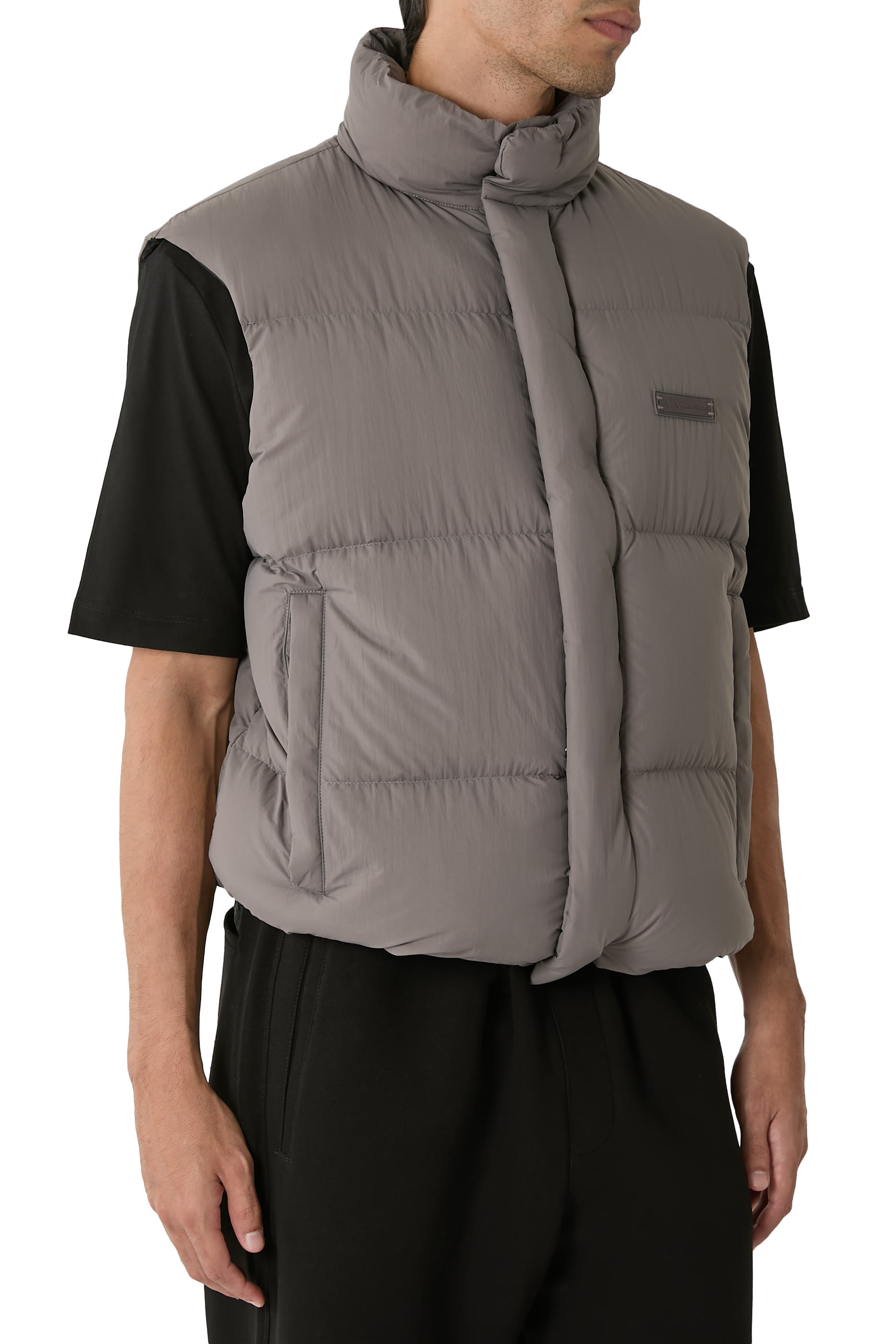 جاكيت كوزي لاب بتصميم مبطن وياقة عالية 