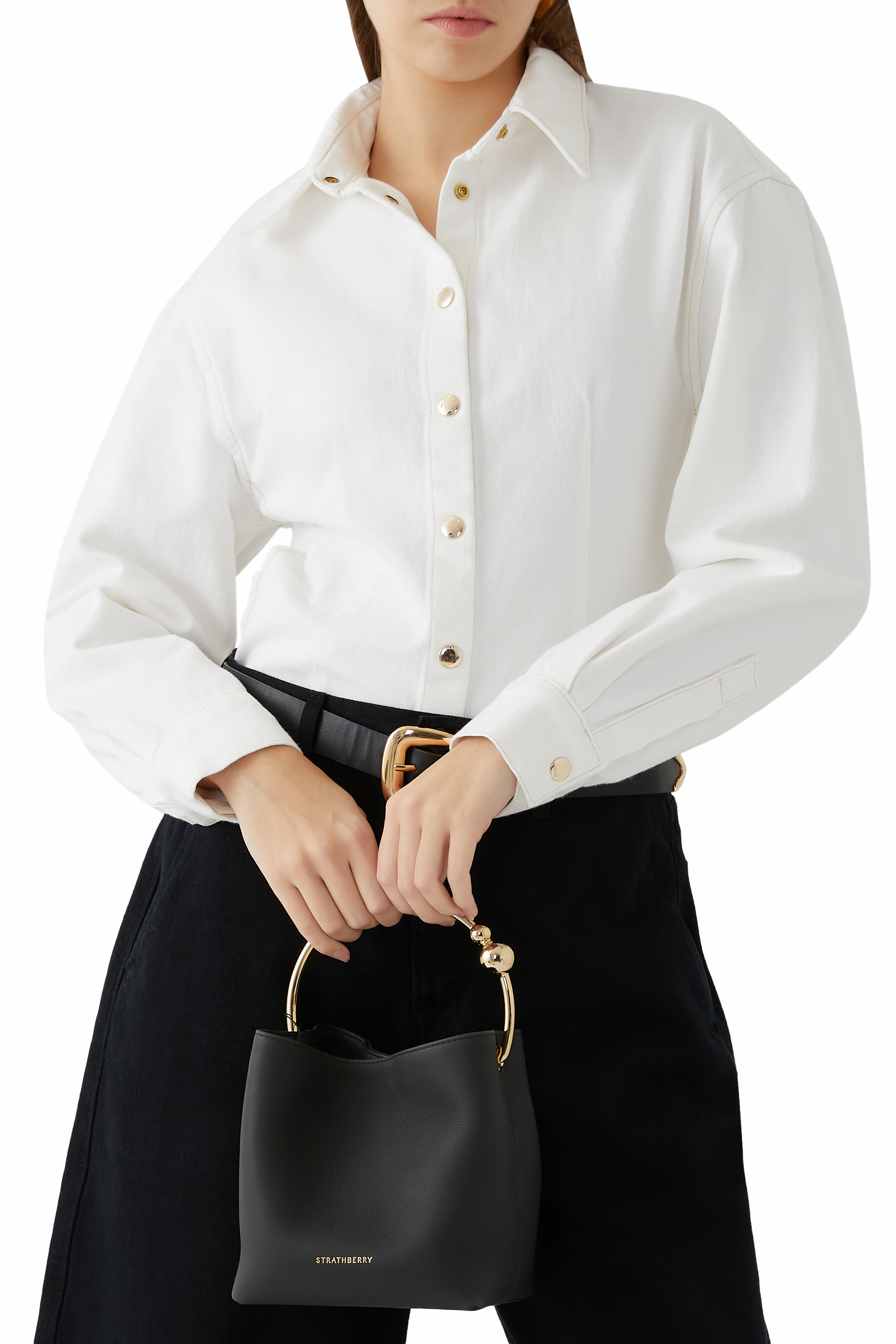 حقيبة سيركس بيد علوية جلد