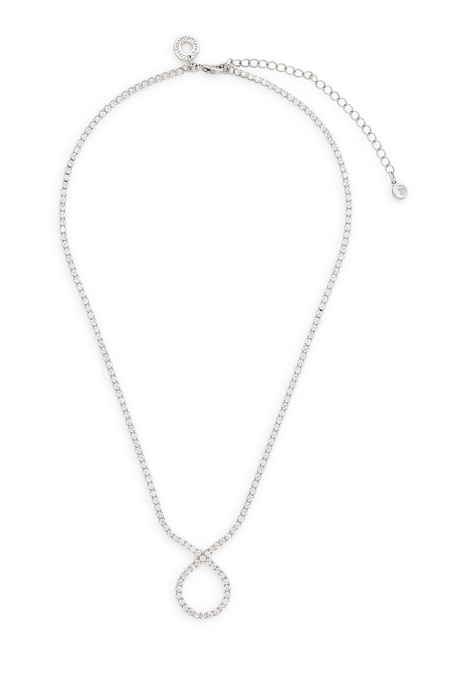 قلادة تنس بتصميم ملفوف