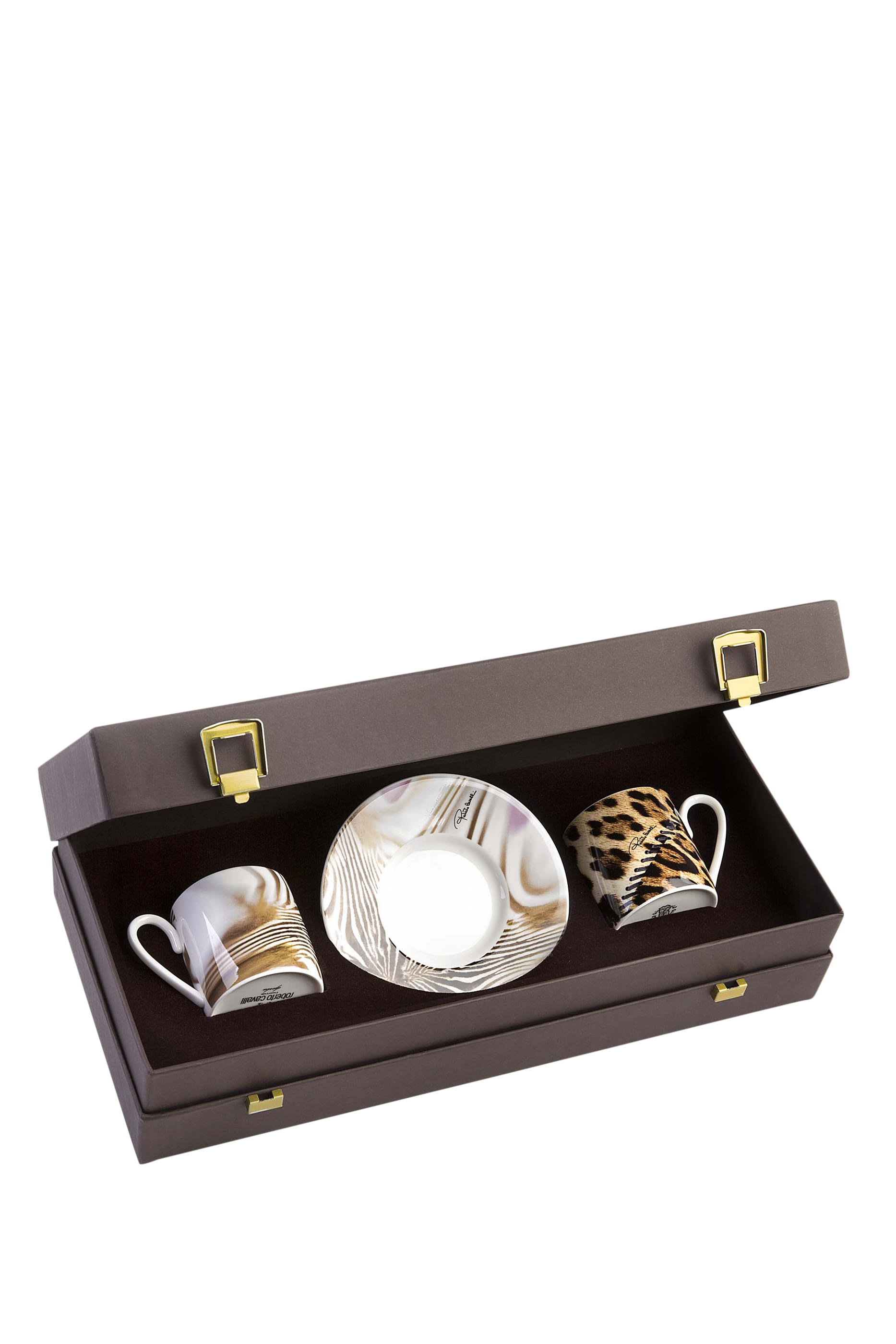 مجموعة أطباق وفناجين قهوة أفريكا وجيربا