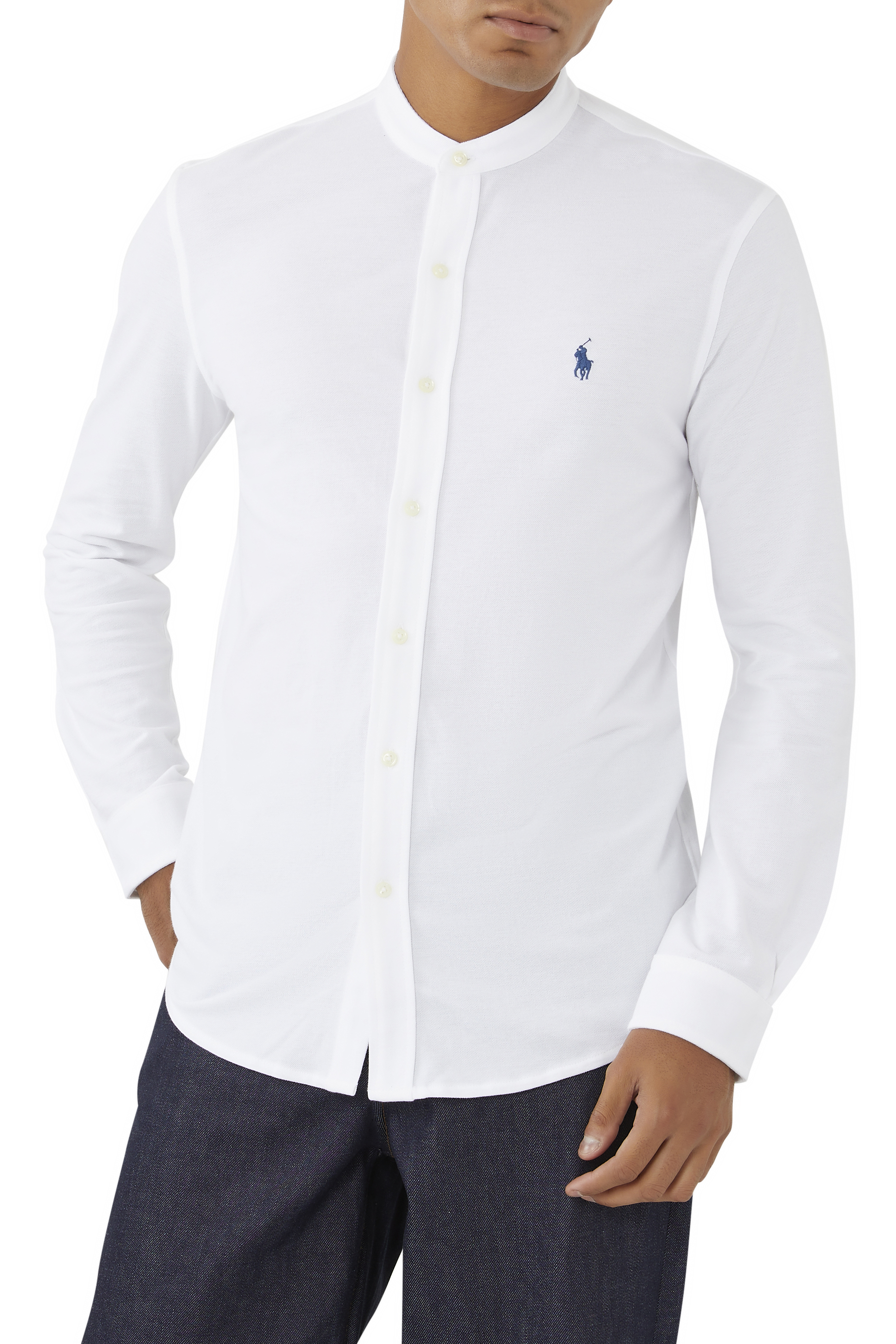 قميص بياقة مندارين