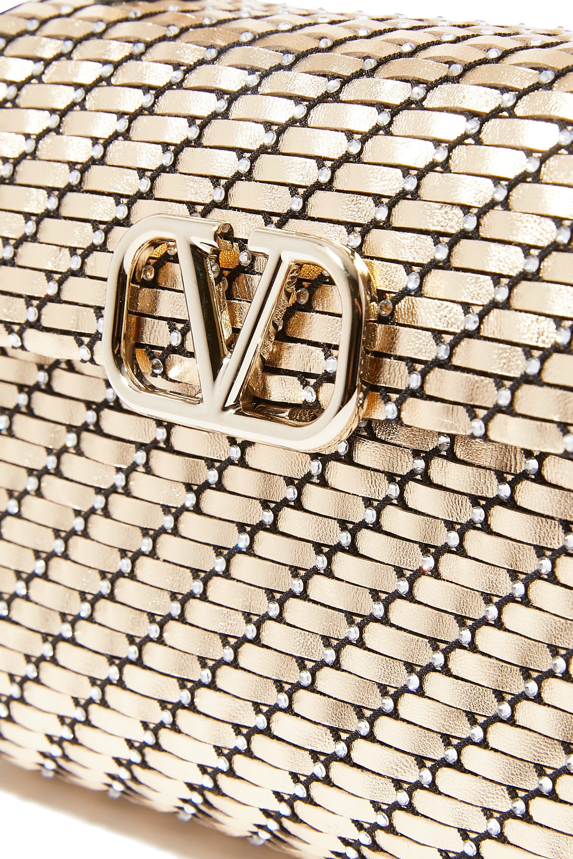 حقيبة بيد علوية بشعار حرف الماركة