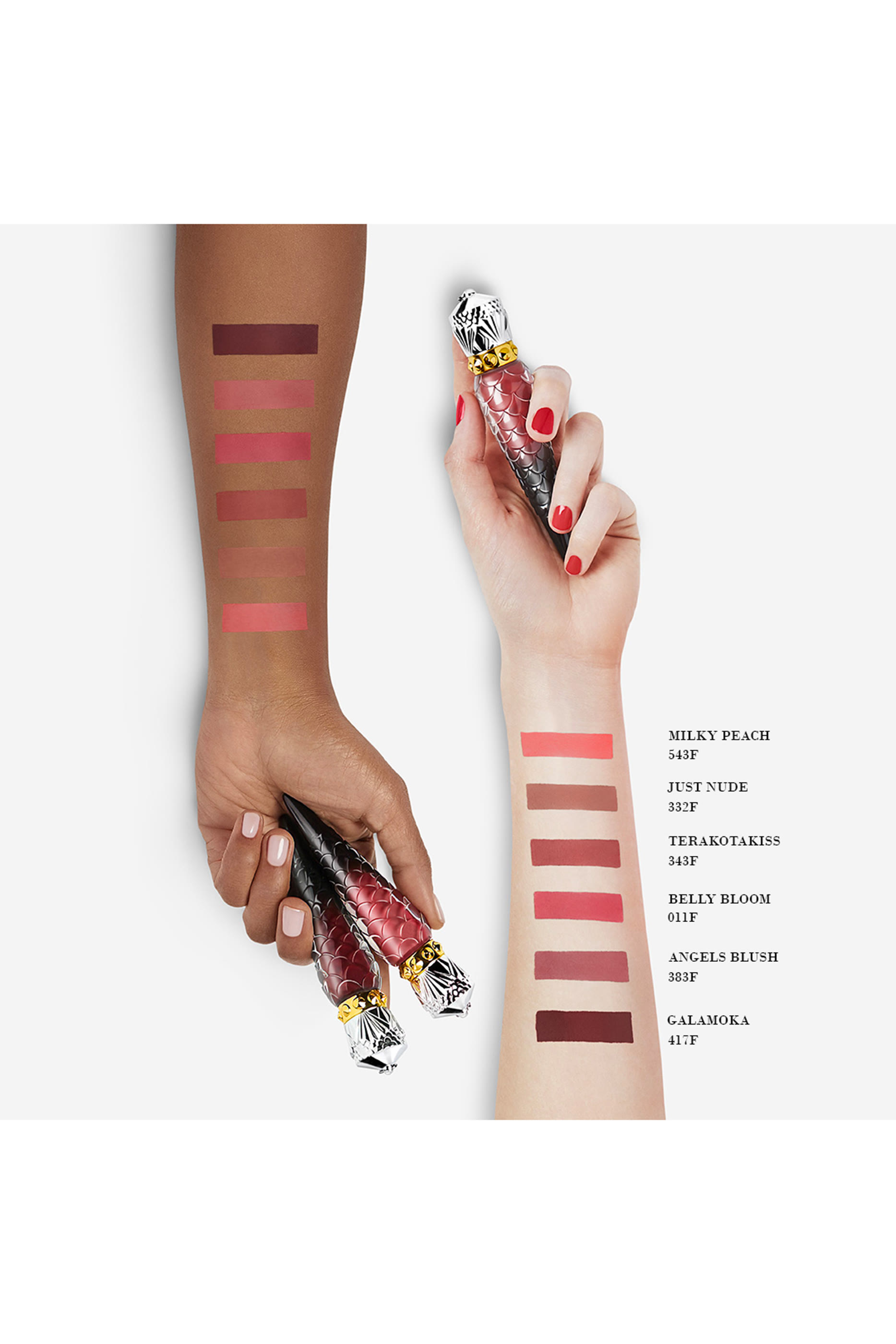 أحمر شفاه يتركيبة سائلة غير لامعة