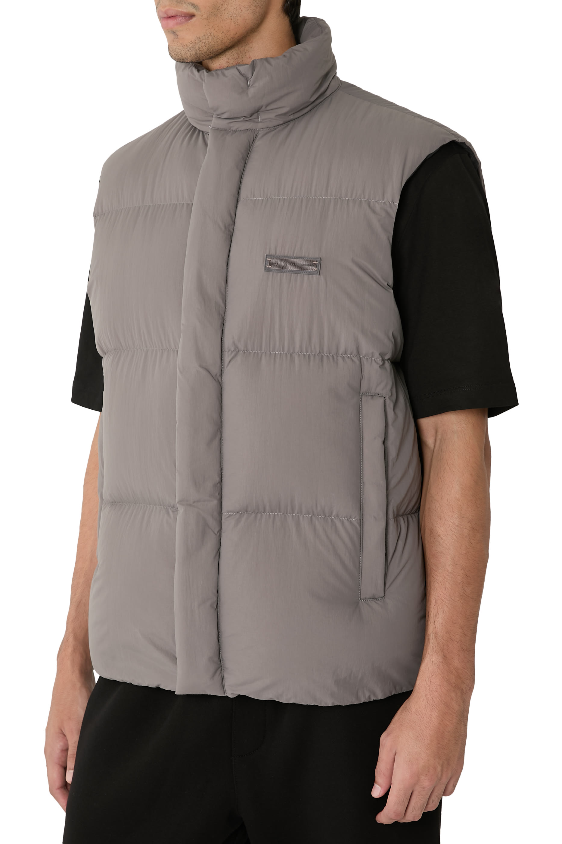 جاكيت كوزي لاب بتصميم مبطن وياقة عالية 