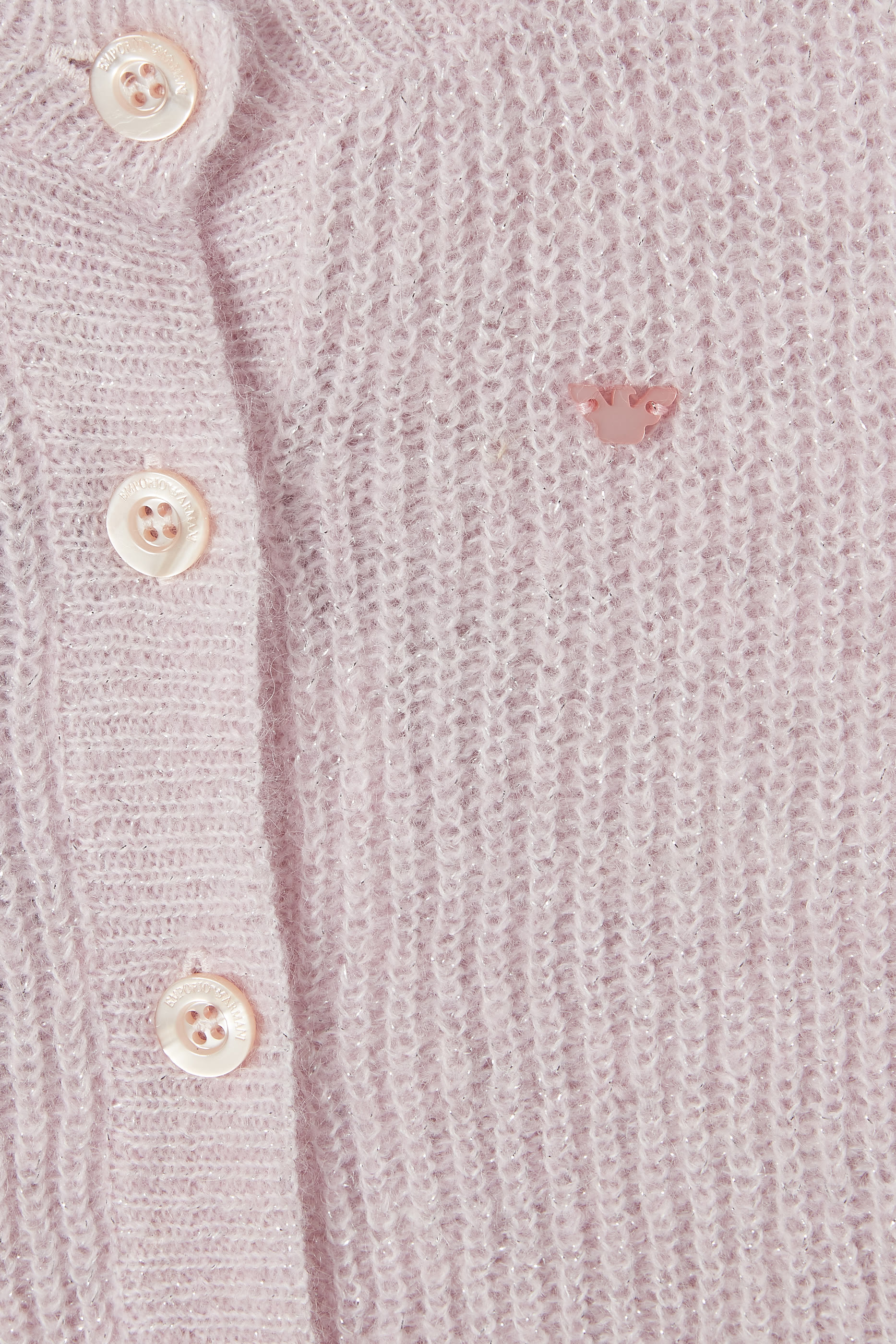 كارديغان بشعار الماركة صوف الألبكة للأطفال