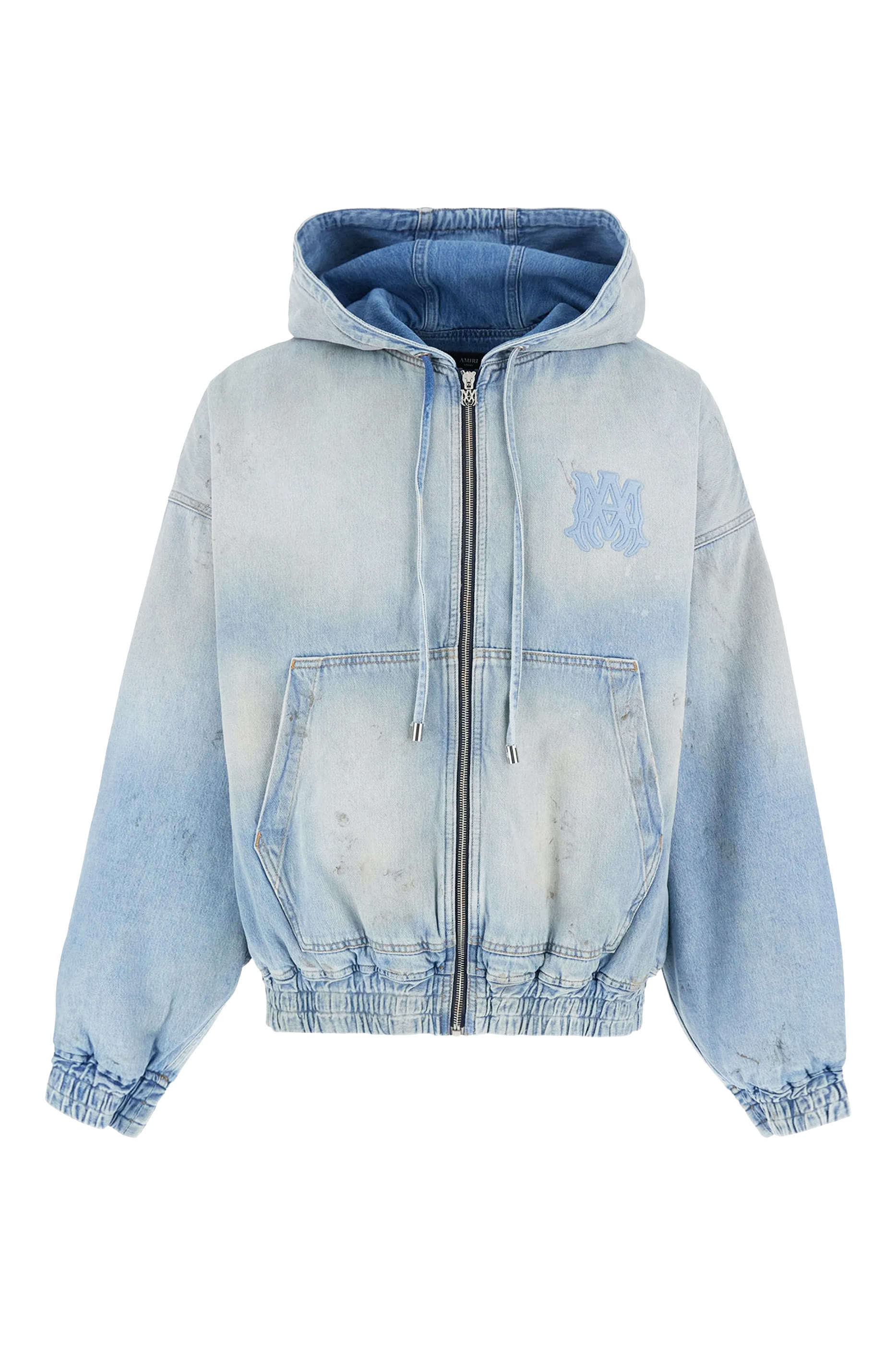 Denim Zip Hoodie