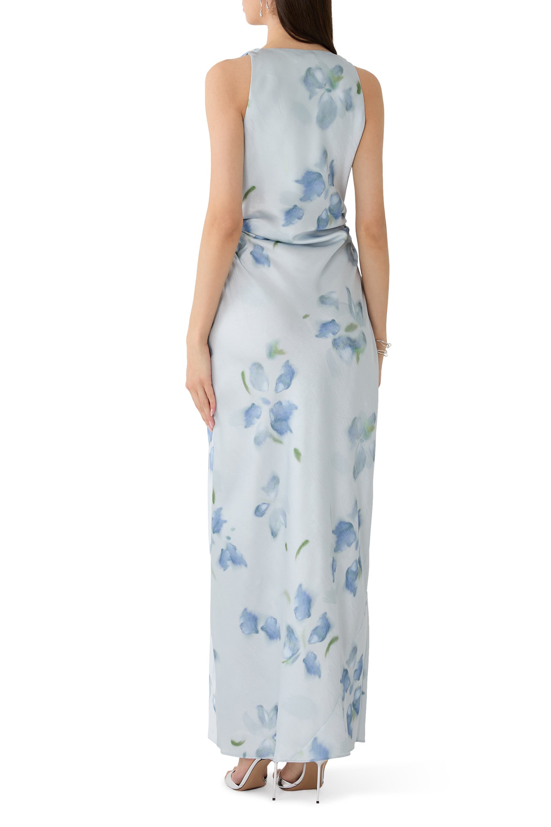 فستان بيتال بلور بأكتاف ملفوفة