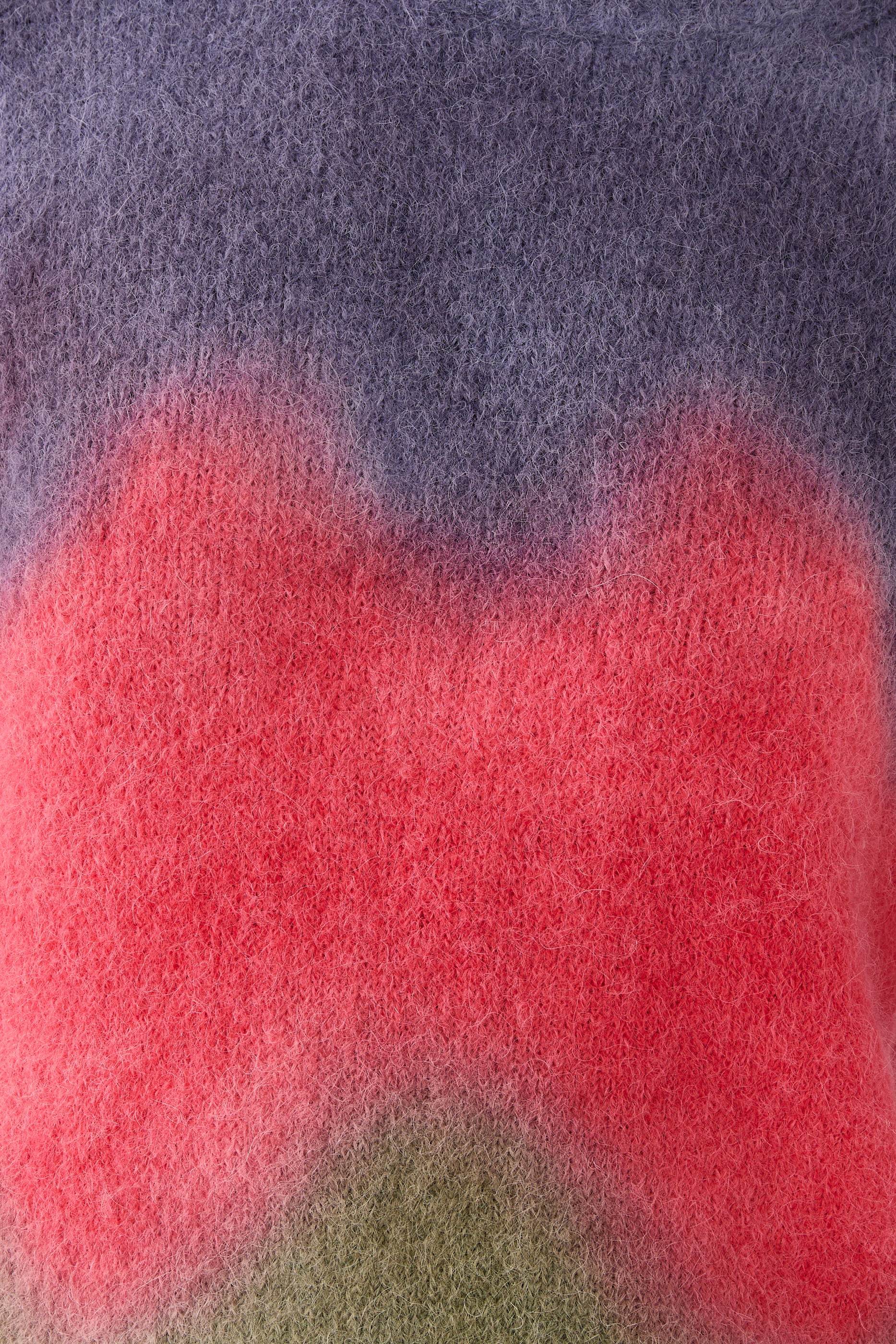 كنزة ليغاسي باوي مصبوغة بالربط والعقد صوف