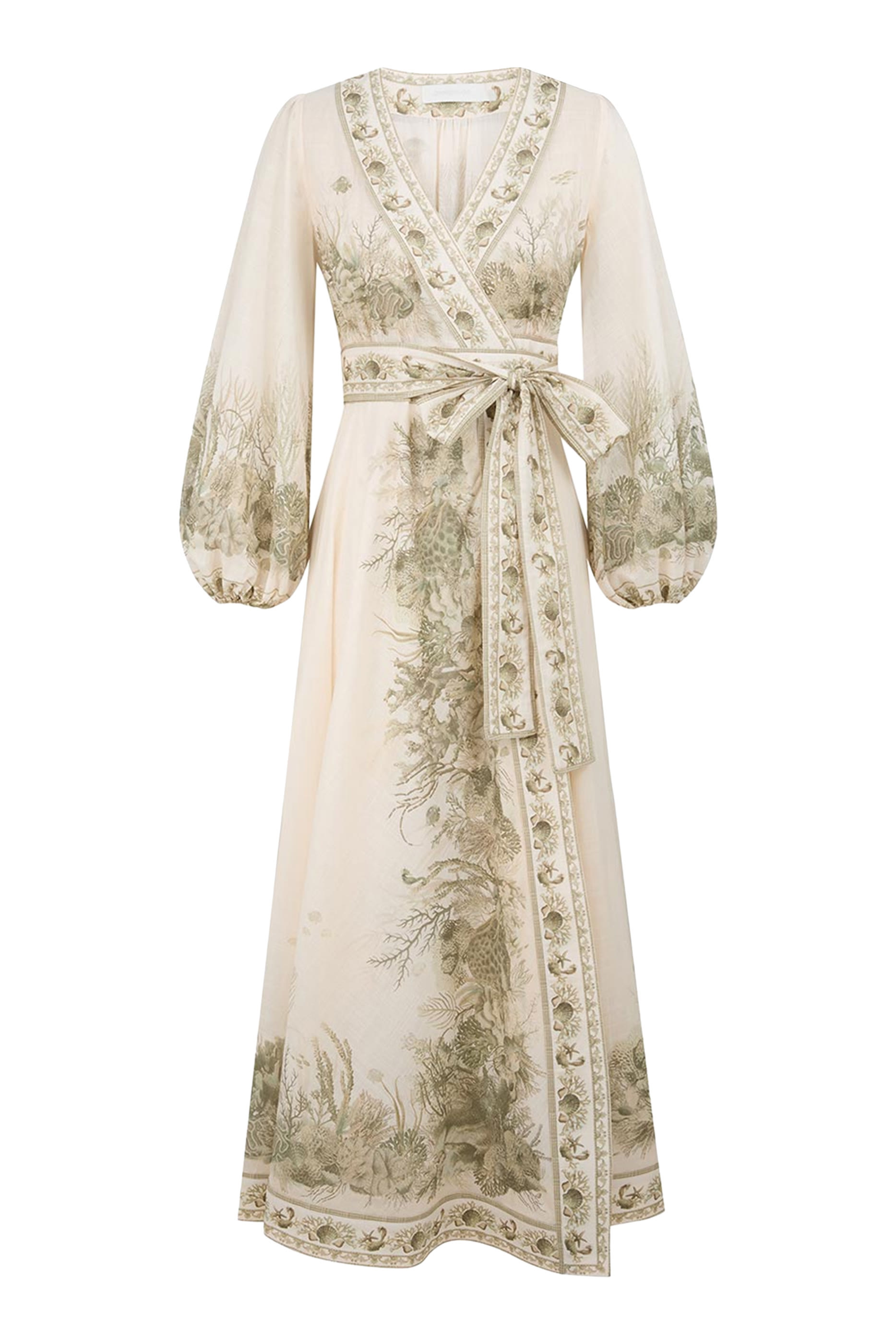 فستان واندر لاست بتصميم ملفوف متوسط الطول