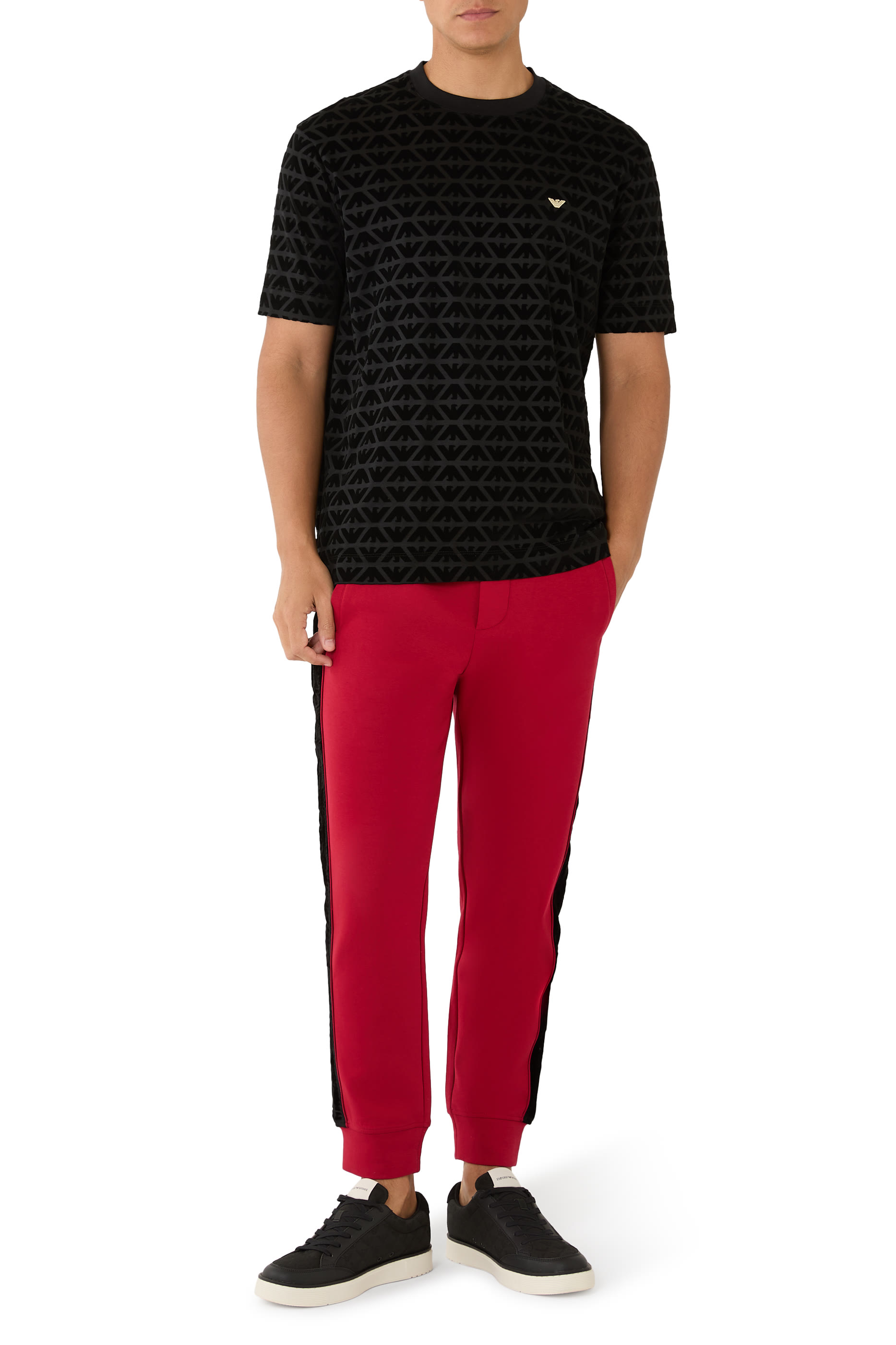 تيشيرت لونار بنقشة نسور مزيج ليوسيل جيرسيه للسنة الجديدة