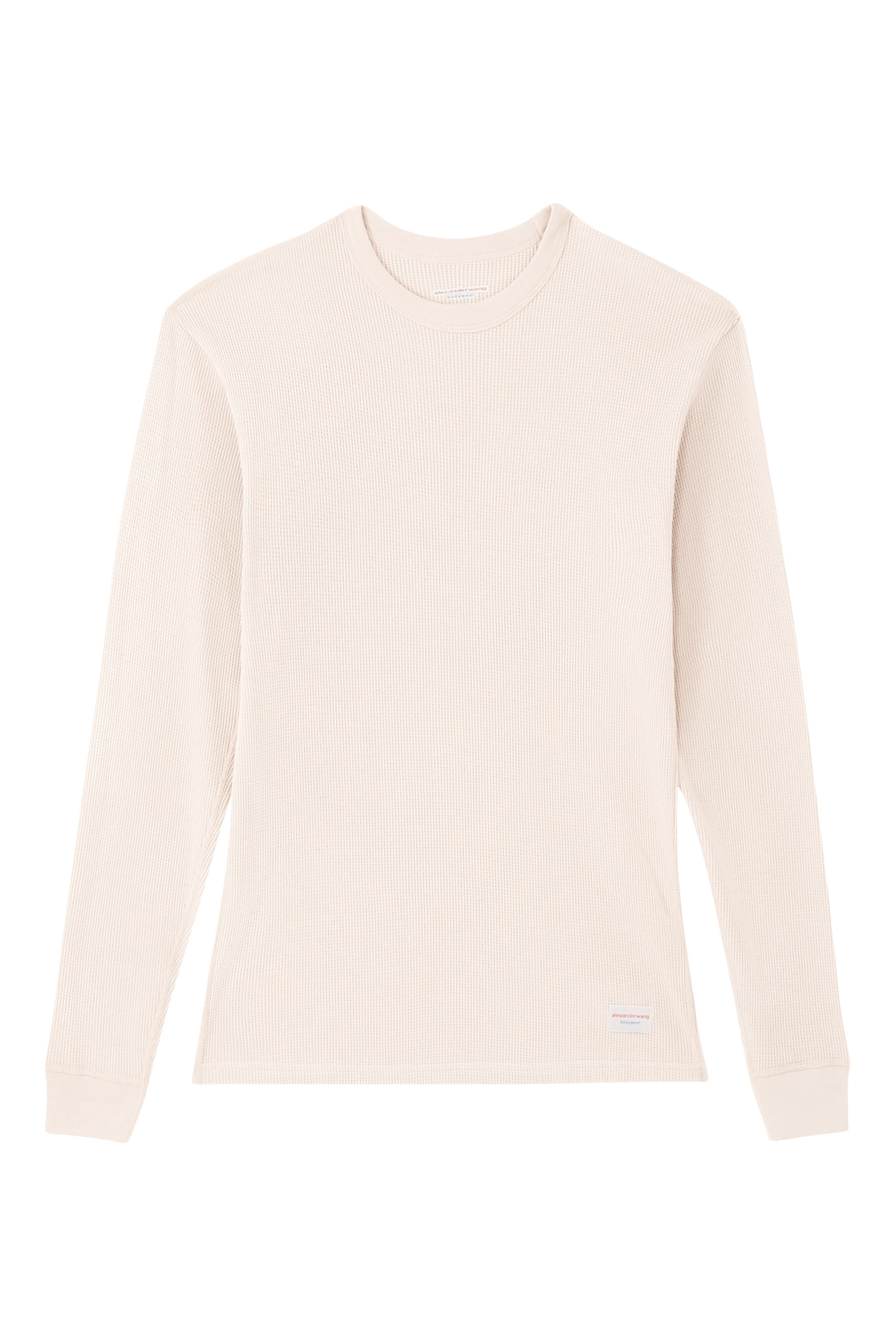 سويت شيرت بياقة ضيقة نسيج متشابك