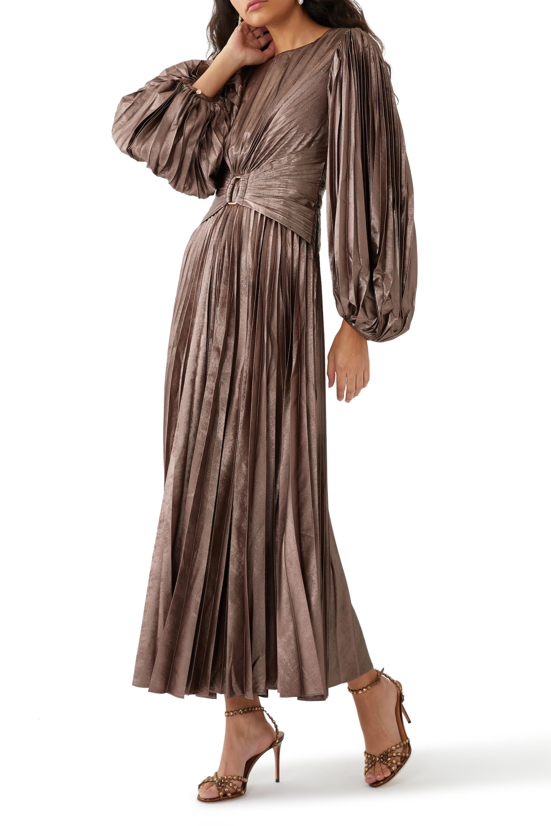 فستان نورسمان متوسط الطول