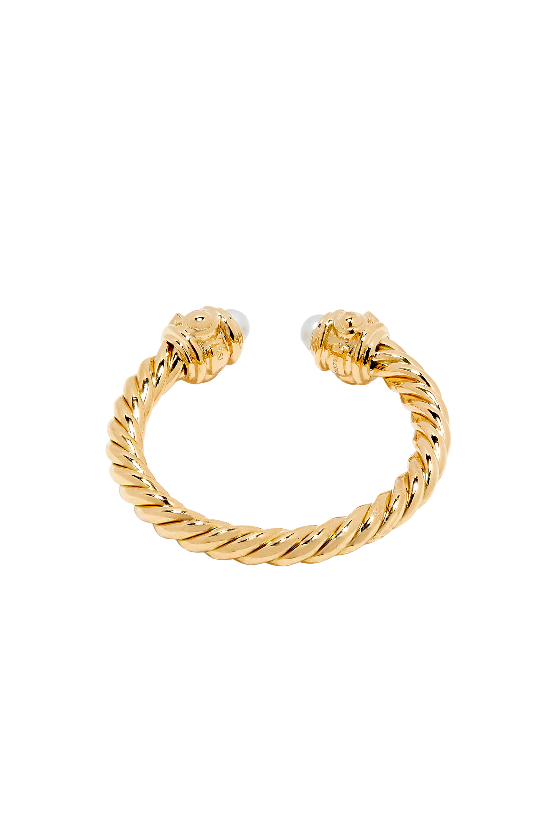 خاتم رينيسانس مرصع بماس ولؤلؤ