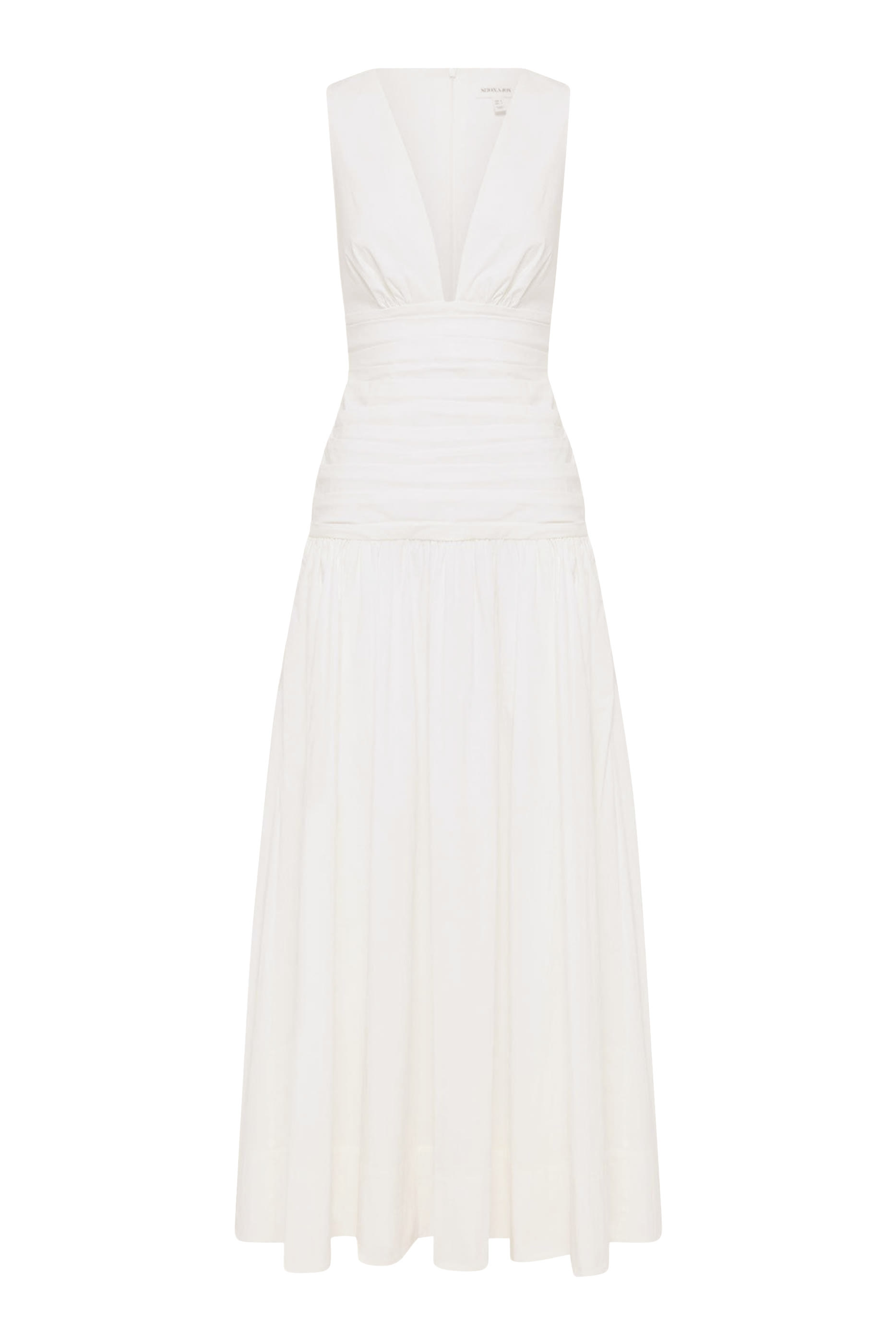 فستان كامبل طويل بكشكش