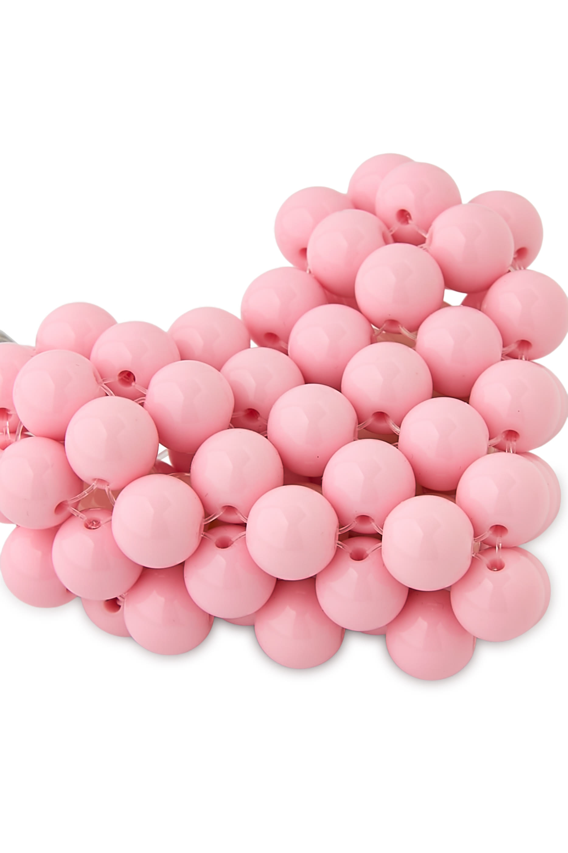 حلية حقيبة متوسطة بتصميم قلب