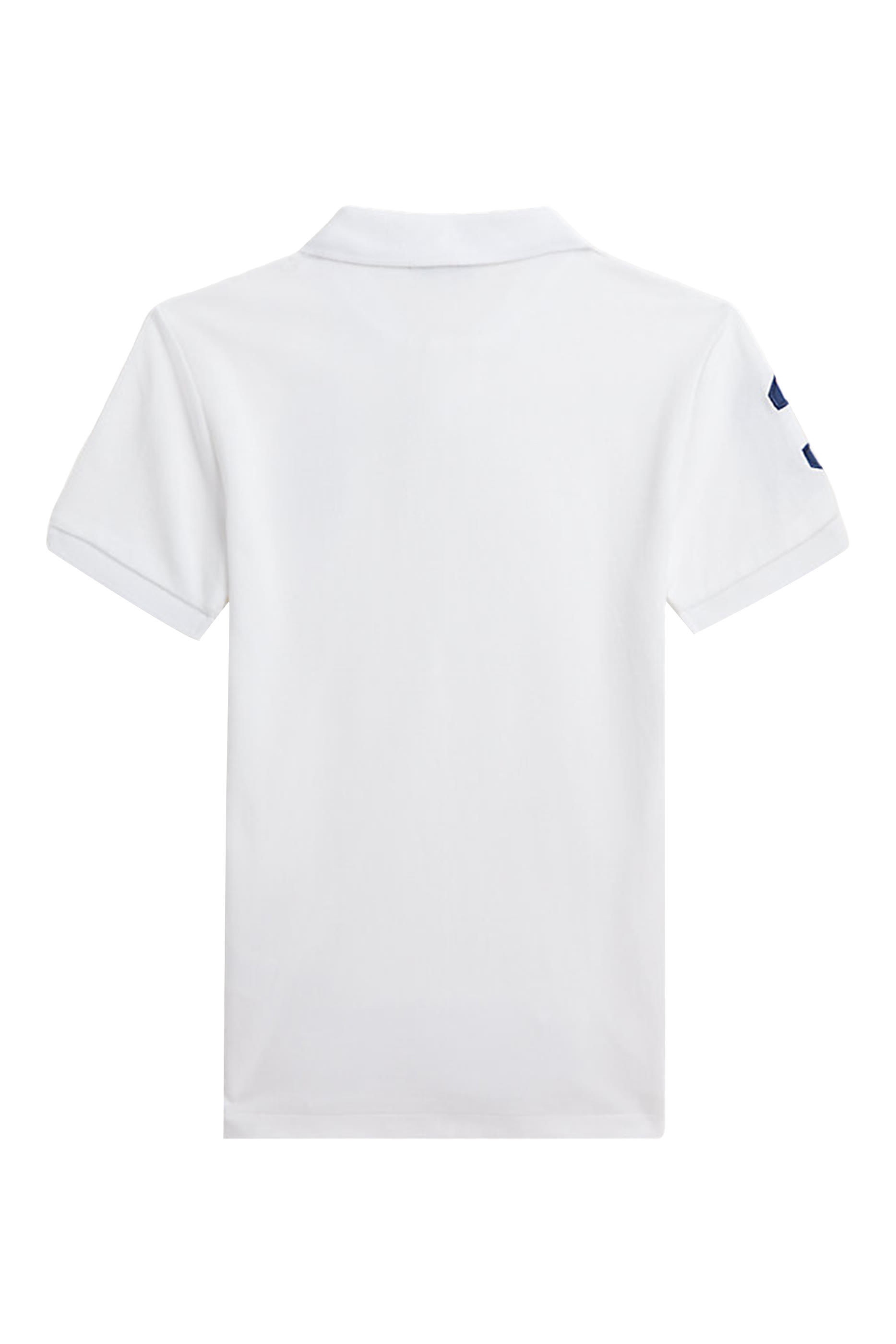 قميص بولو بقصة ضيقة قطن شبكي للأطفال