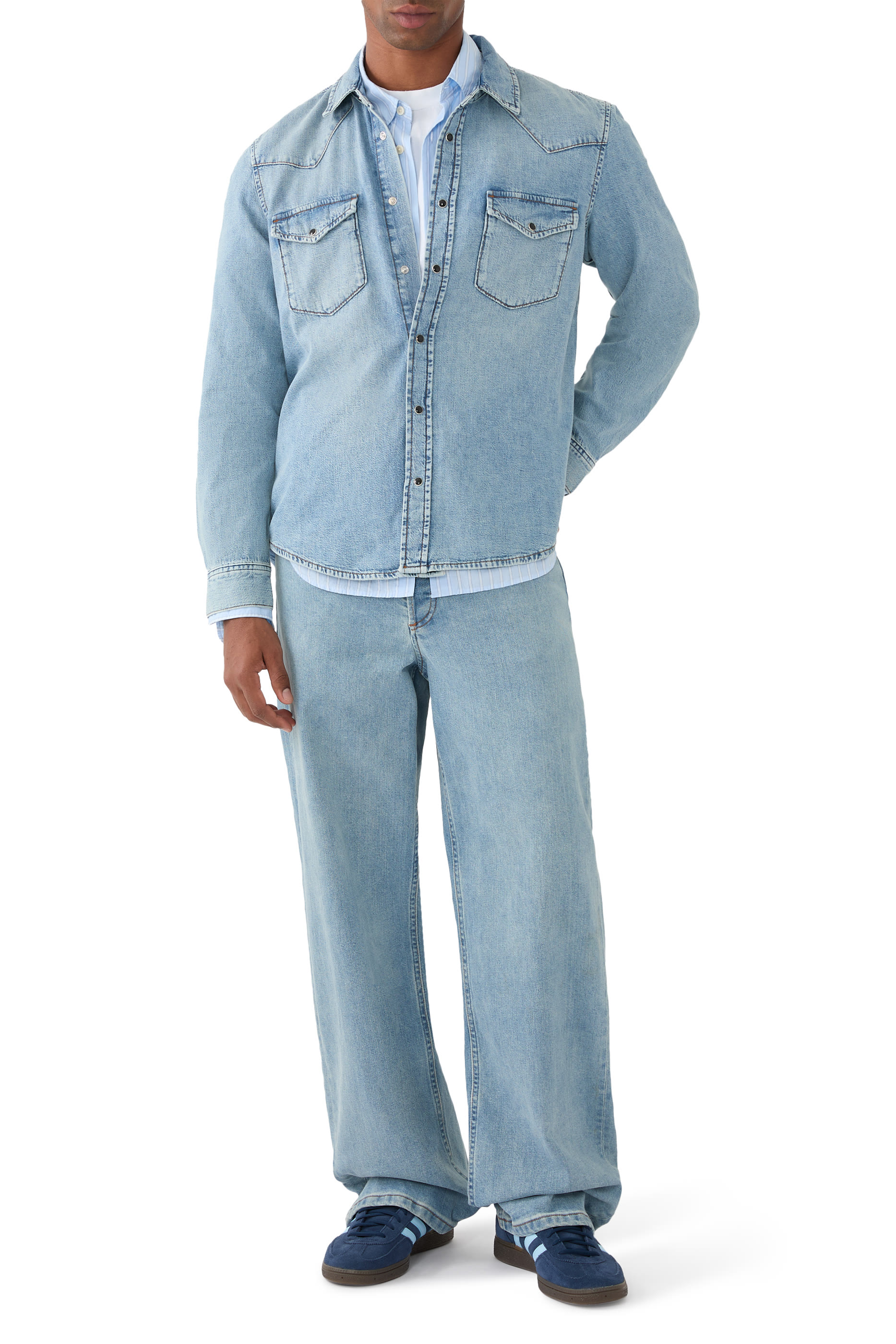 قميص ويسترن دنيم