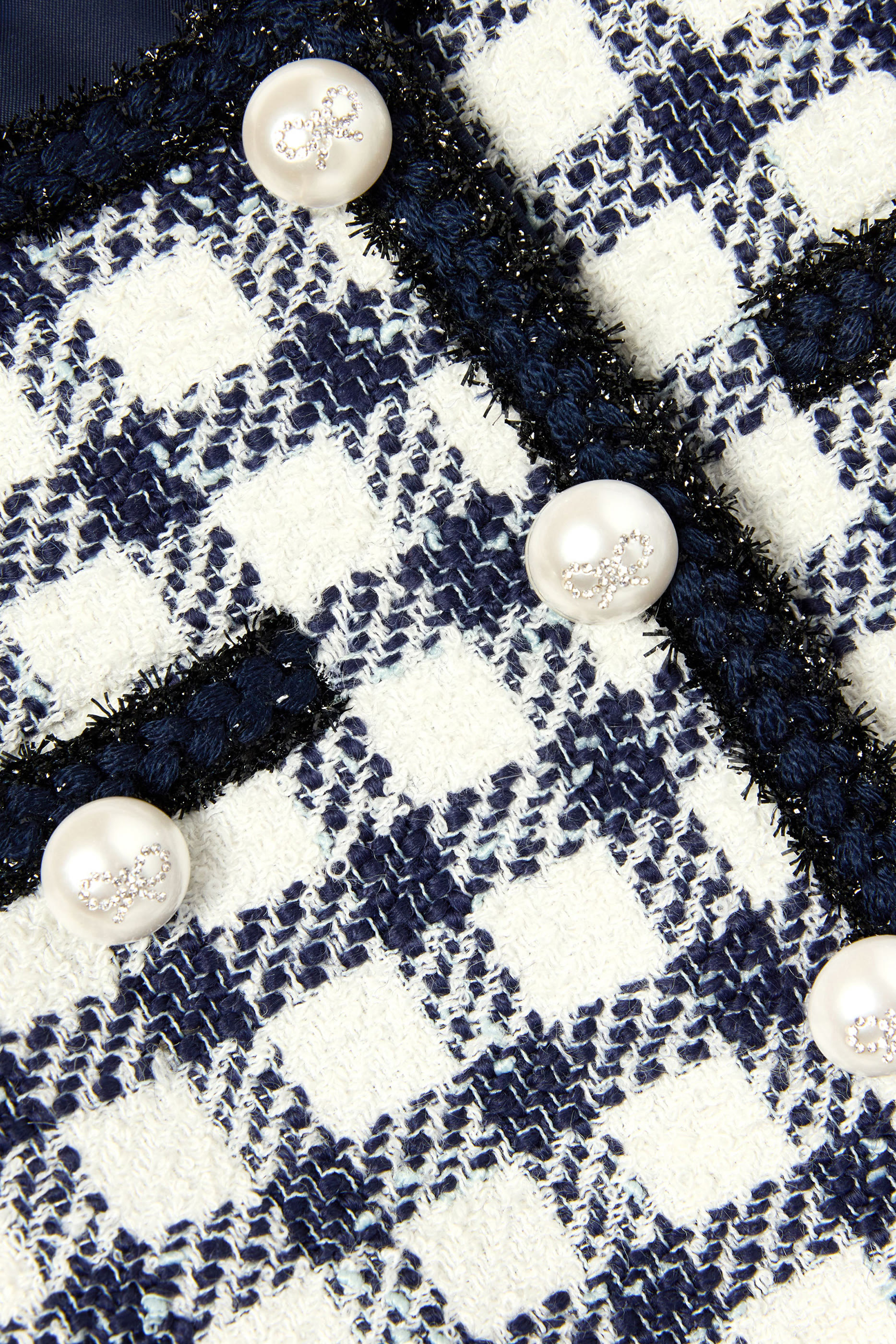 جاكيت بوكليه بنقشة مربعات للأطفال