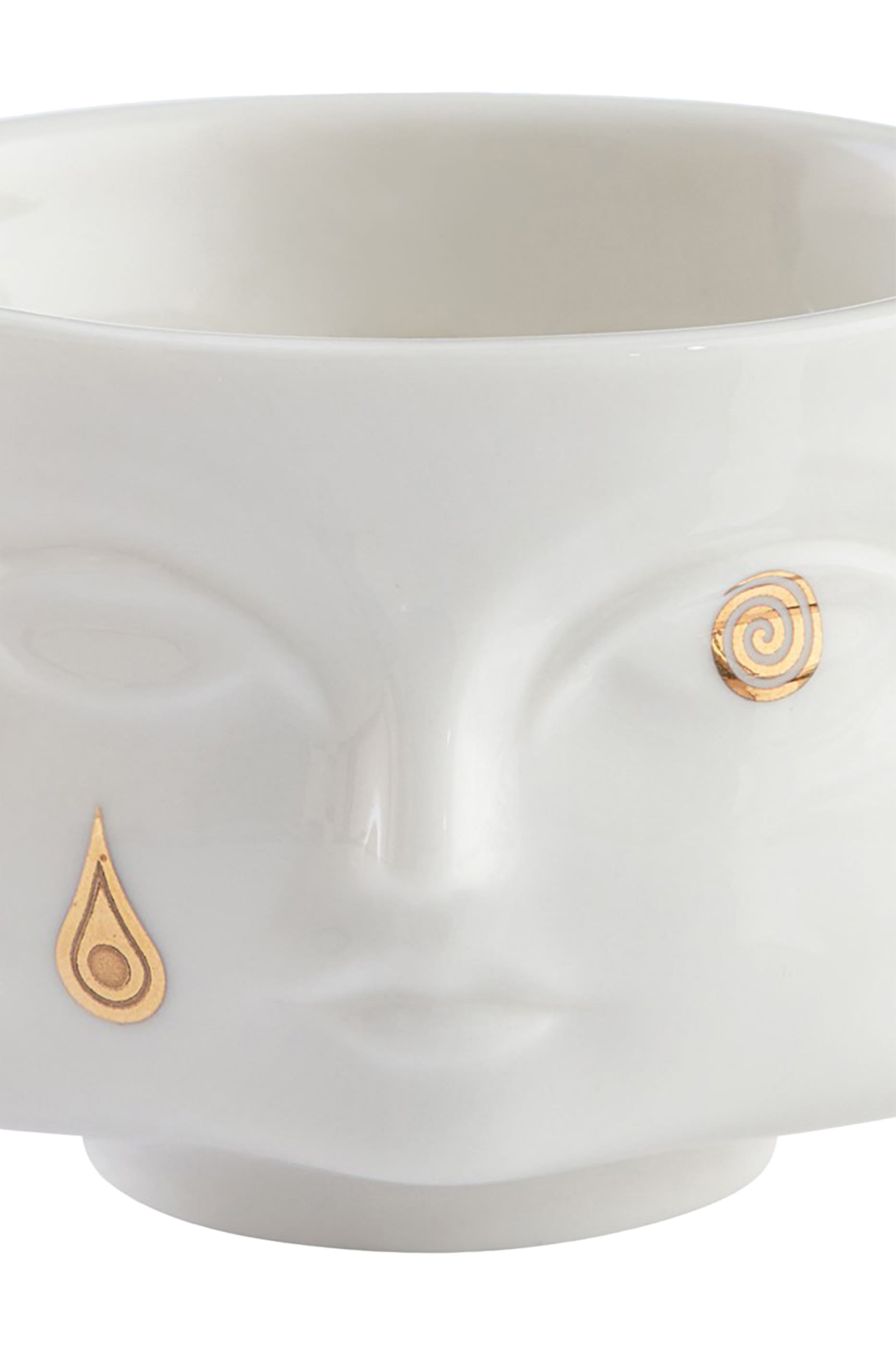 حامل شمعة ميوز بتفاصيل مذهبة