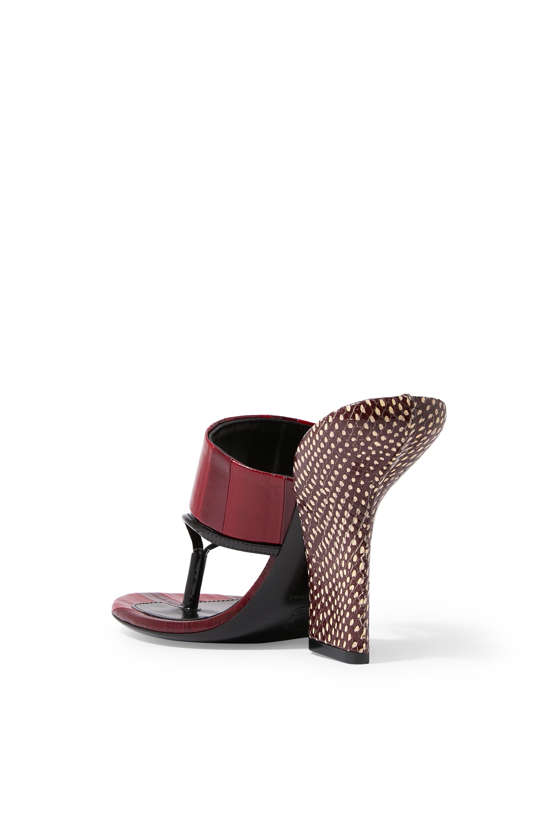 حذاء بكعب ويدج 100 جلد