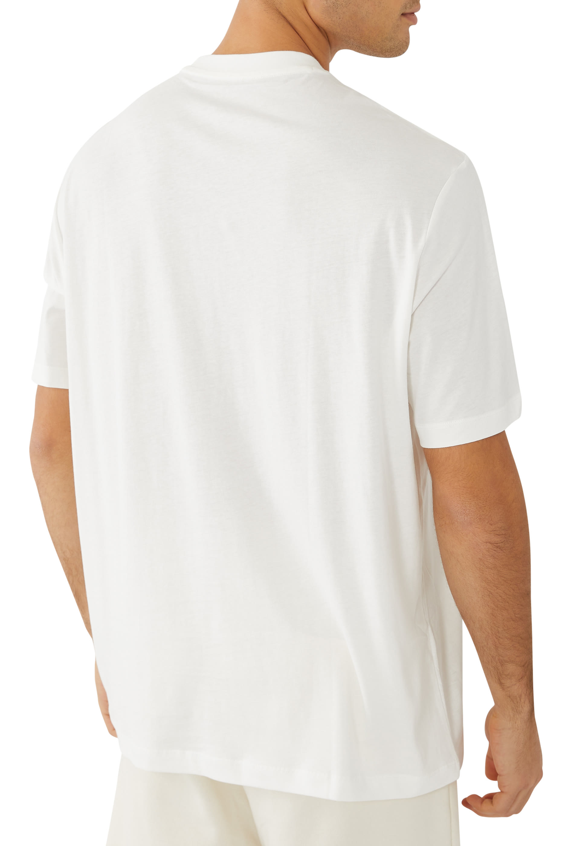 تيشيرت ايه اس في بشعار الماركة بتصميم مموه قطن