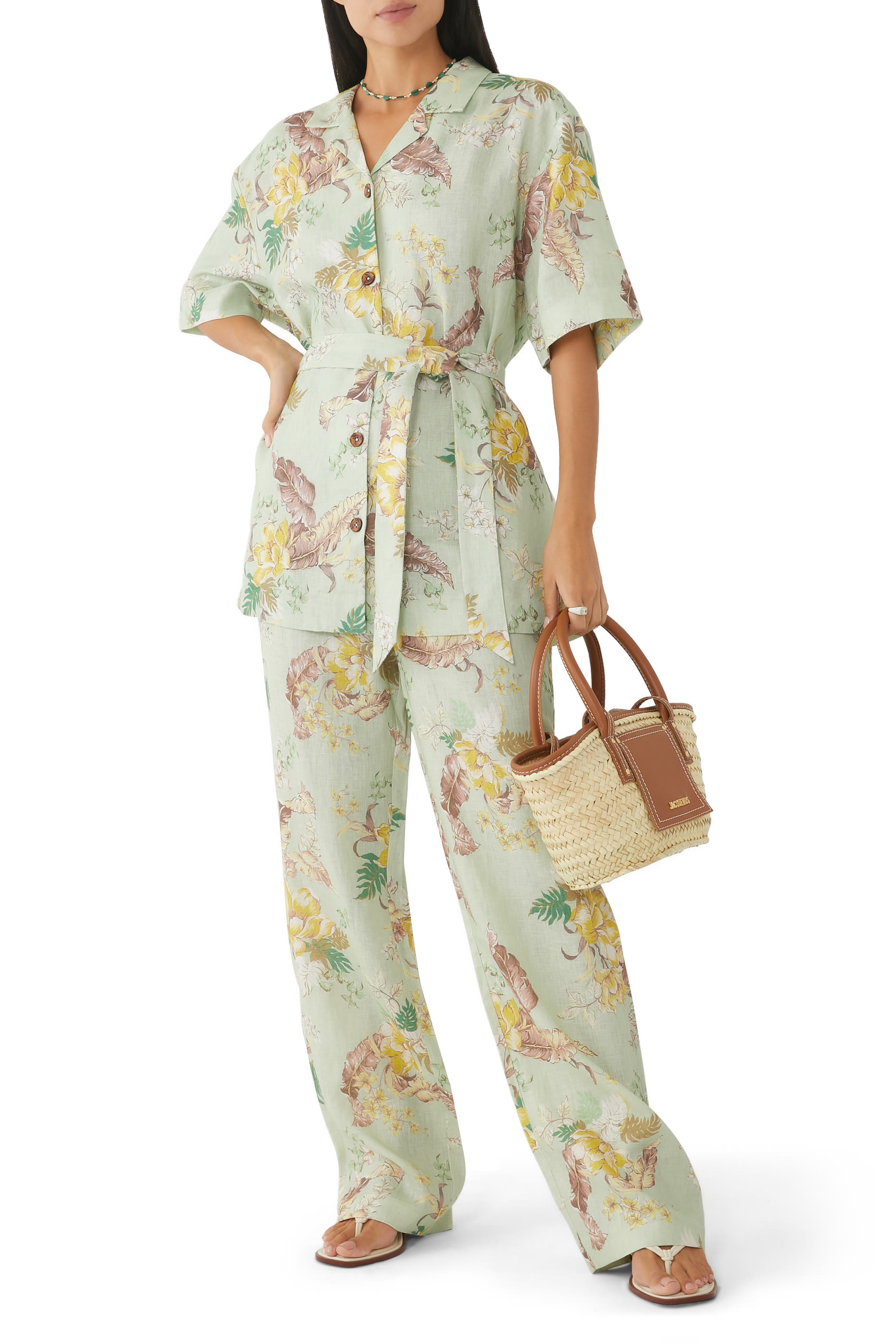 بنطال ماتش ميكر بقصة ساق مستقيمة