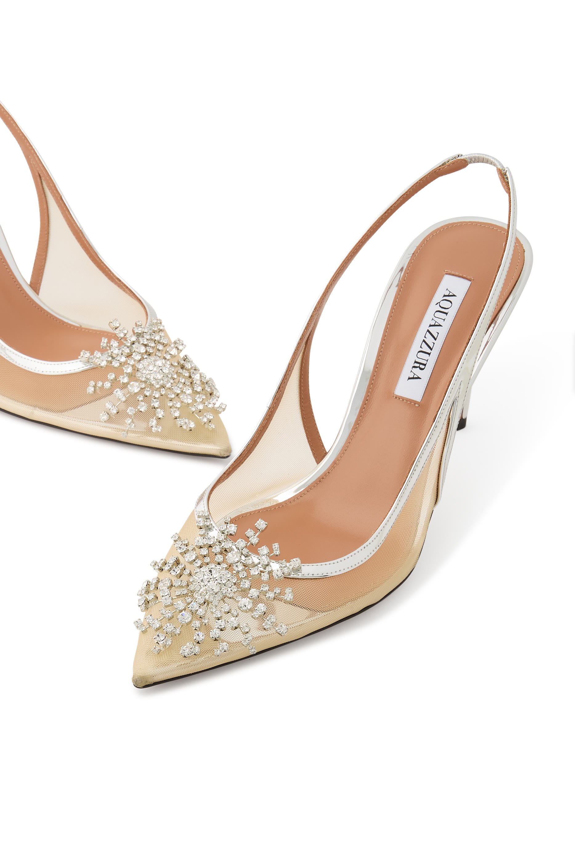 حذاء كلاسيك 85 بسير خلفي مرصع بالكريستال على شكل ألعاب نارية