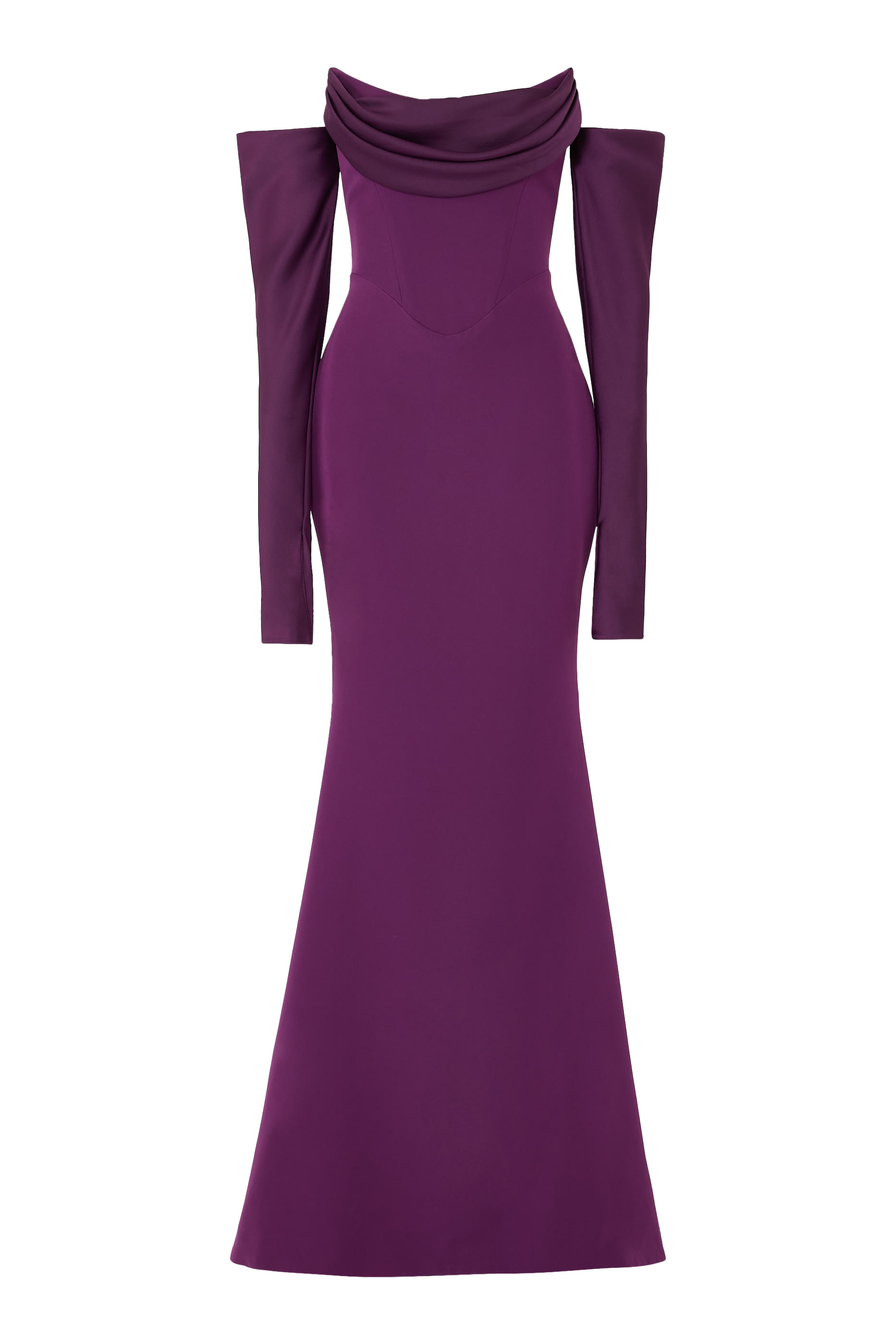 فستان رافين طويل كريب