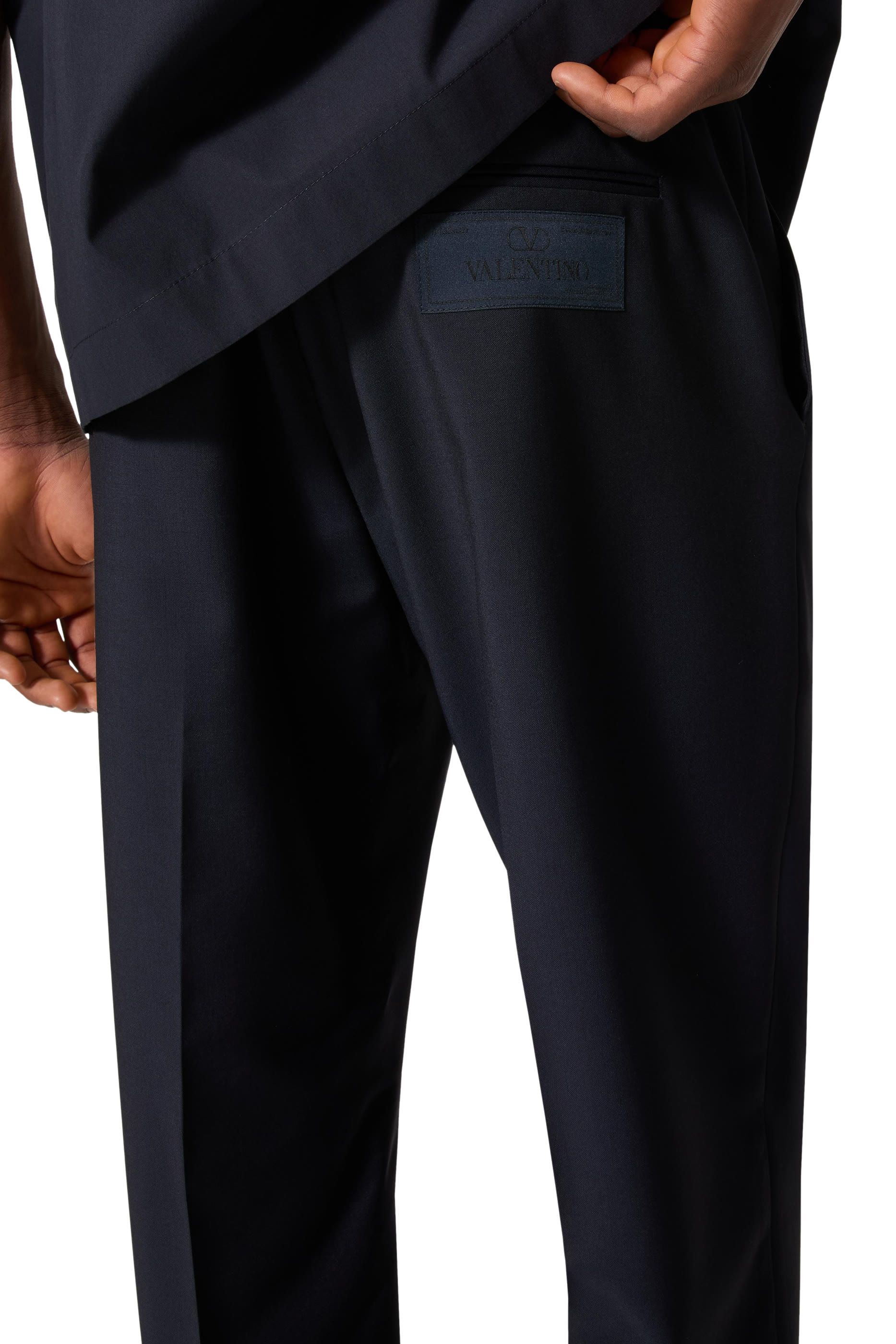 بنطال صوف وموهير