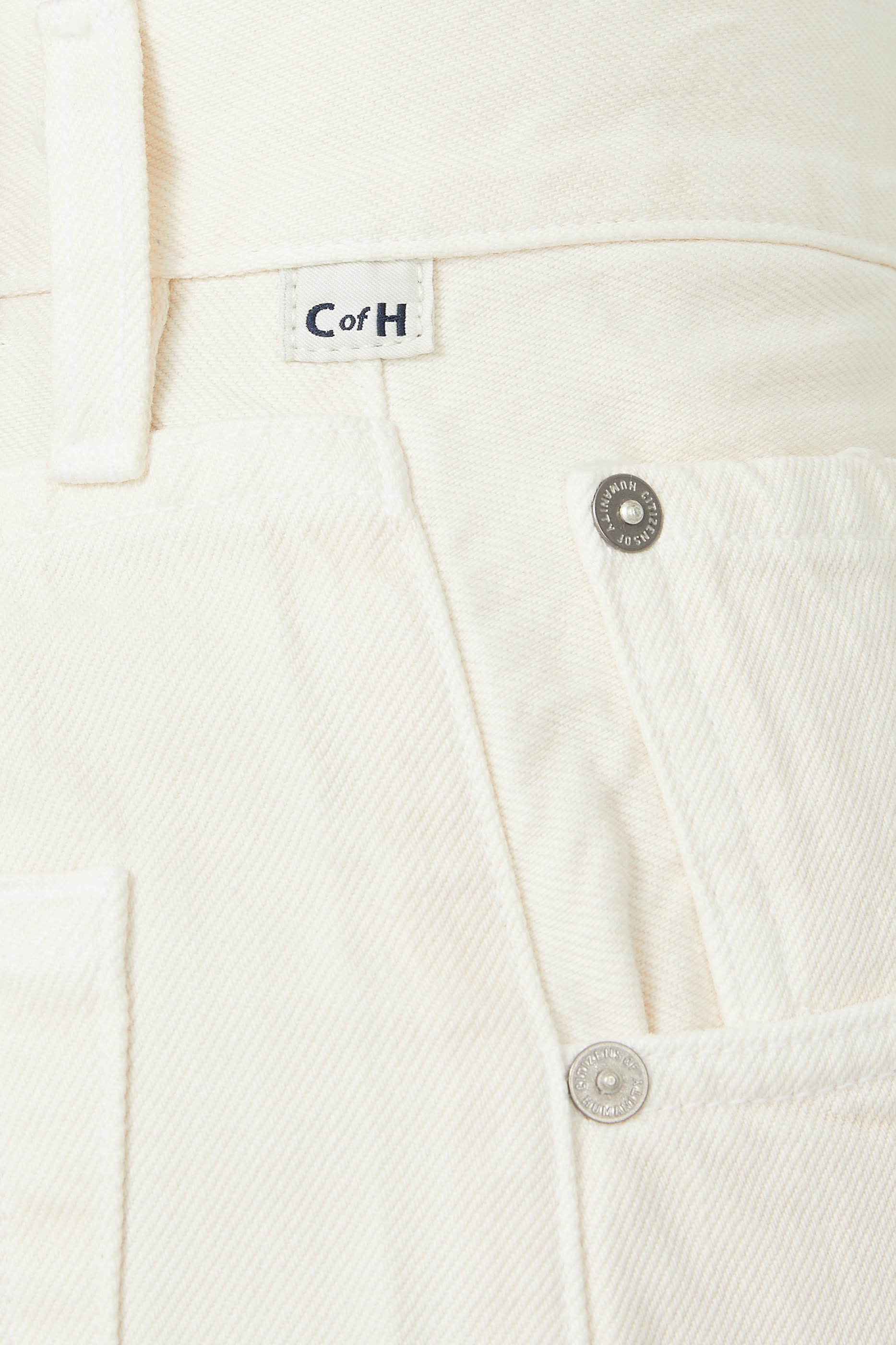 بنطال جينز غاوتش كلاسيكي بقصة ساق واسعة