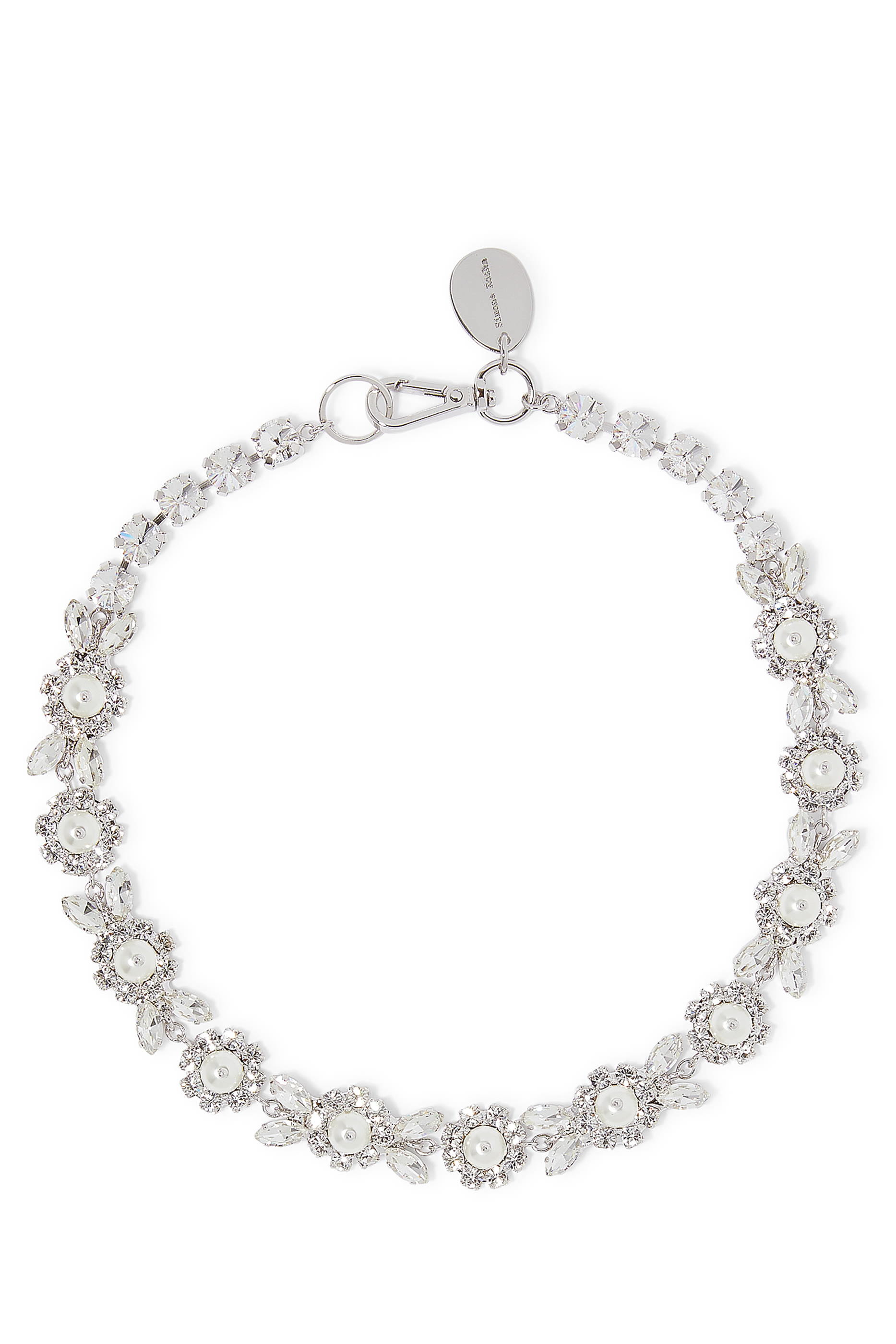 قلادة بحلي بتصميم زهور أقحوان