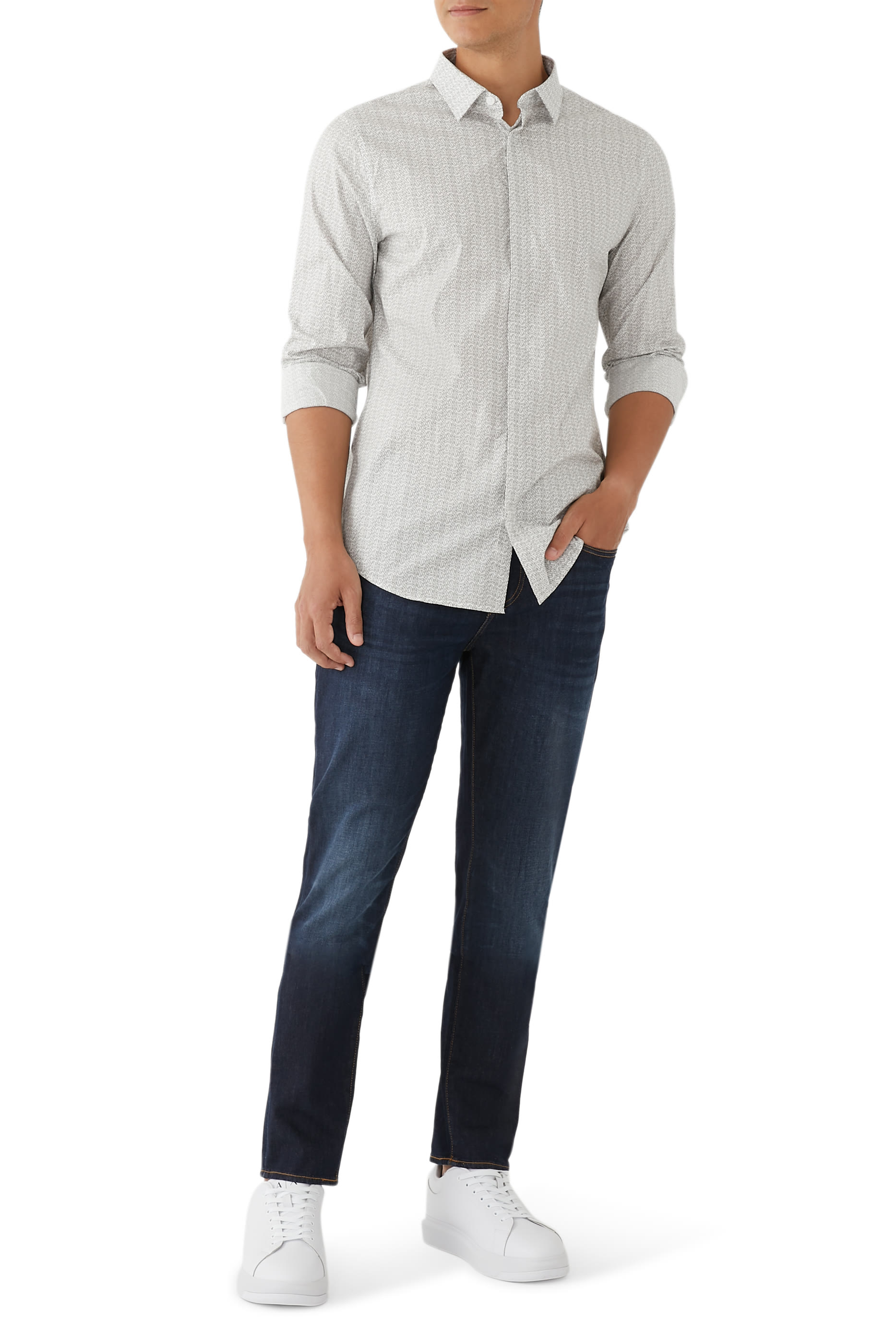 قميص أرو بأكمام طويلة