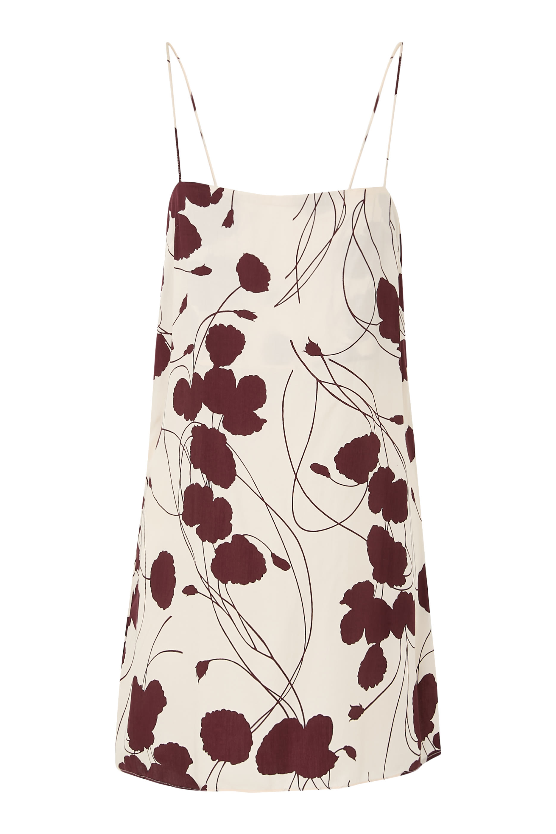 فستان فيليس قصير بنقشة زهور