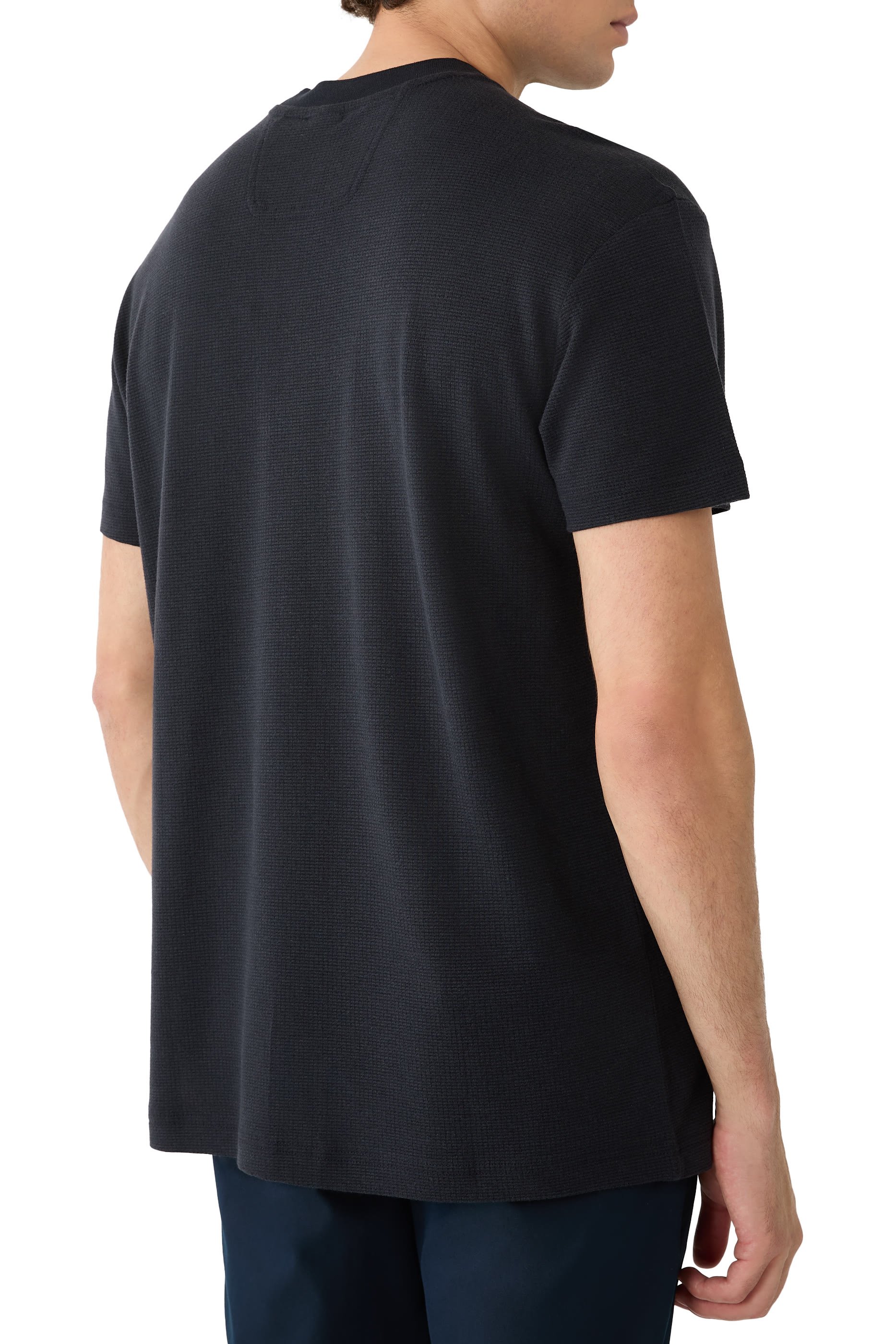 تيشيرت تيريس بياقة ضيقة