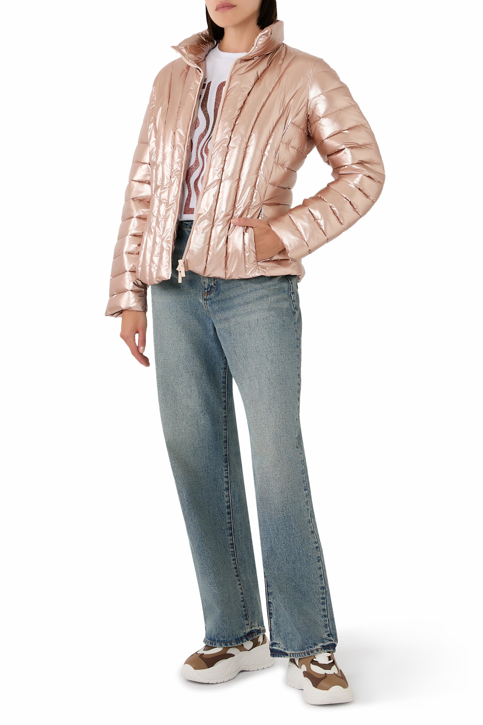 جاكيت بتصميم قميص سالين دي جيرو بتصميم منفوخ