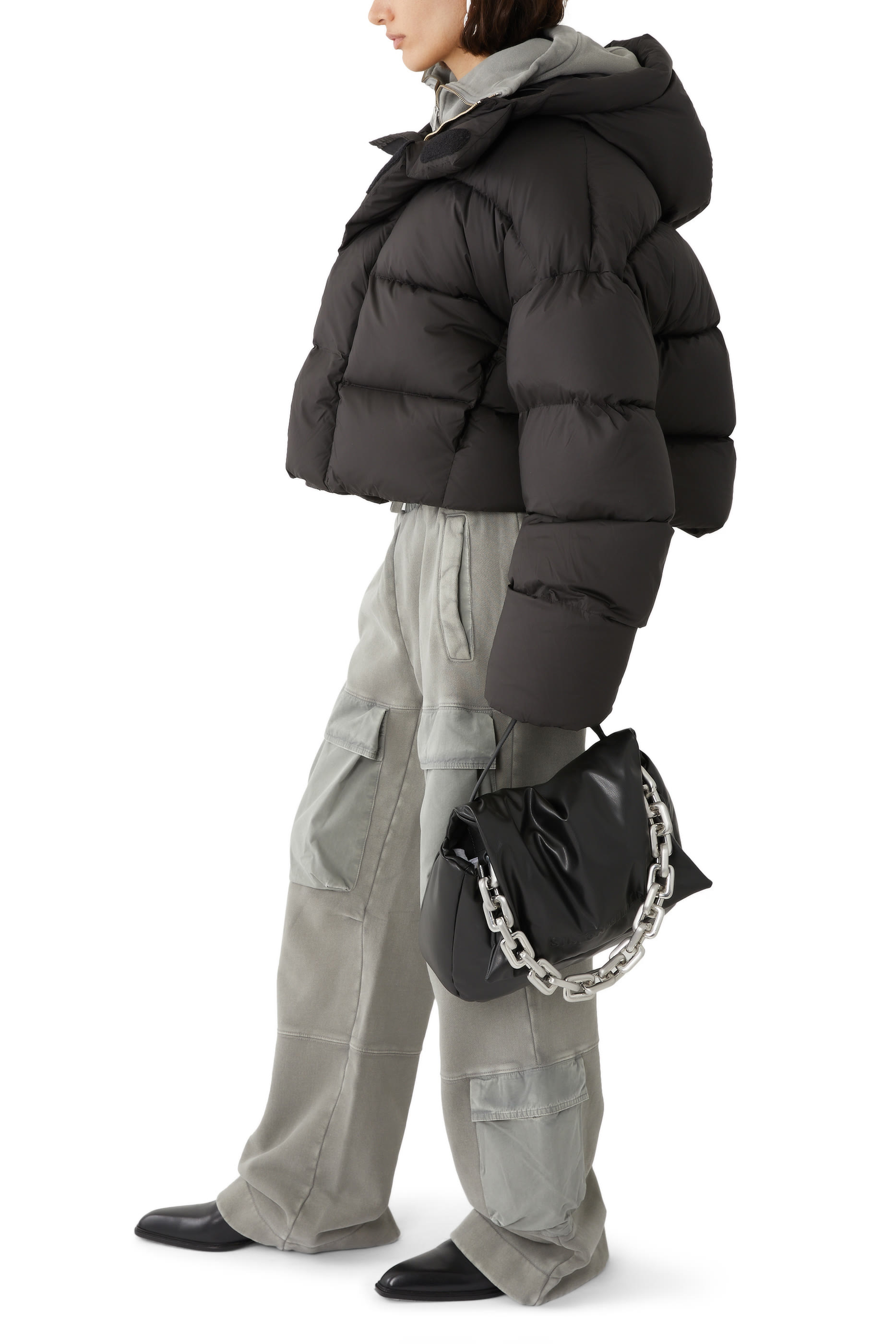 جاكيت بافر ام ام ال بغطاء رأس