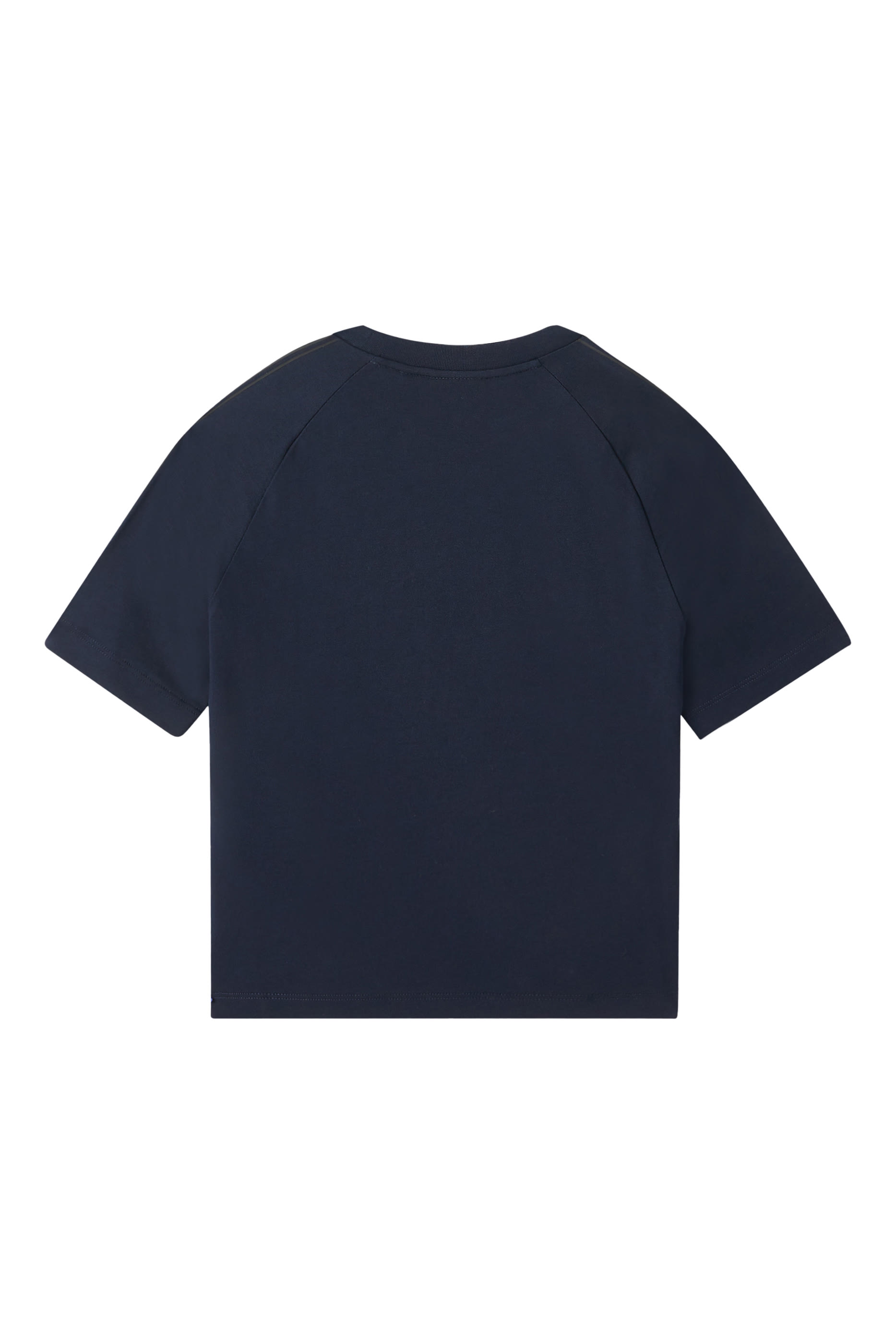 تيشيرت بطبعة شعار 7 خطوط وشعار الماركة