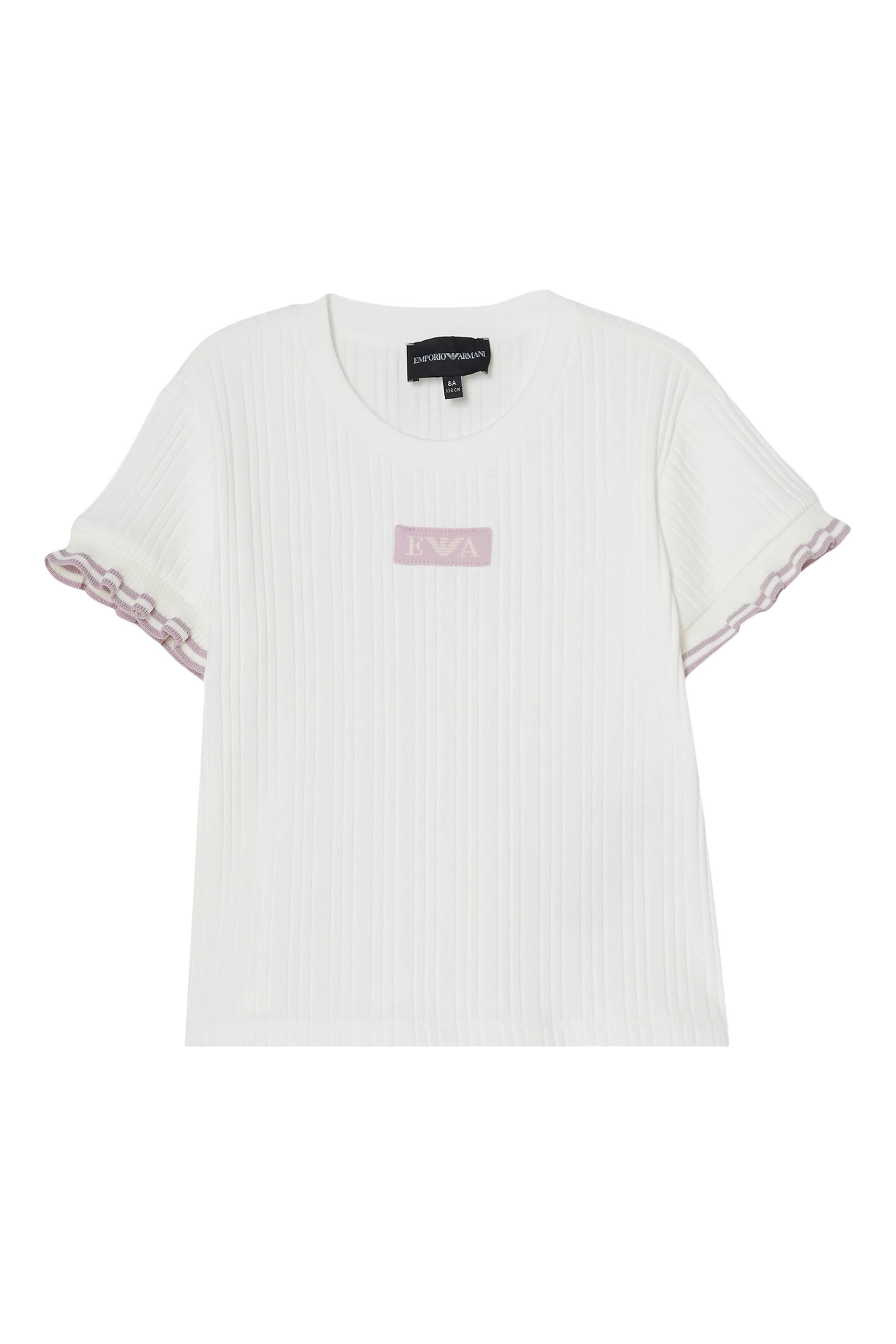 سترة نسيج مضلع بشعار الماركة للأطفال