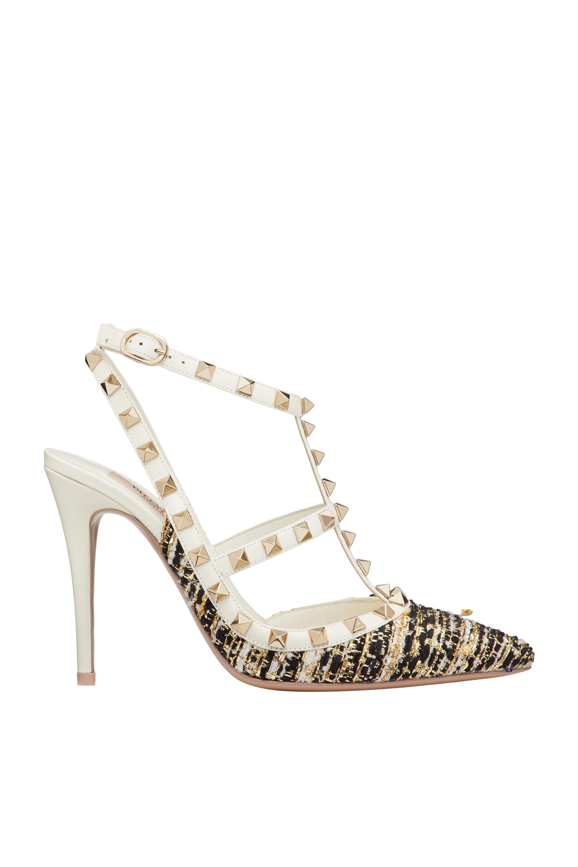  Rockstud 100 Leather Pumps