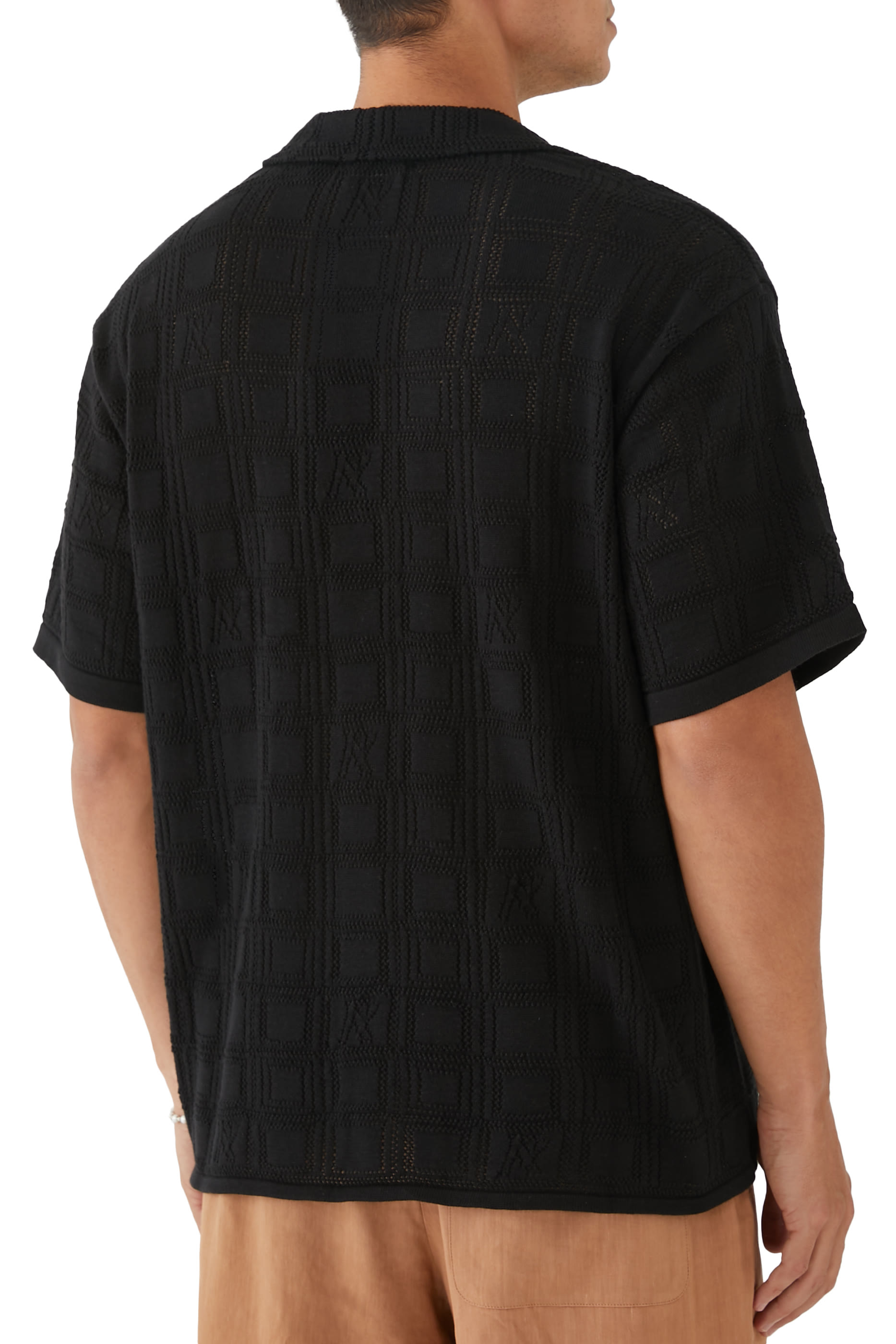 قميص نسيج دانتيل