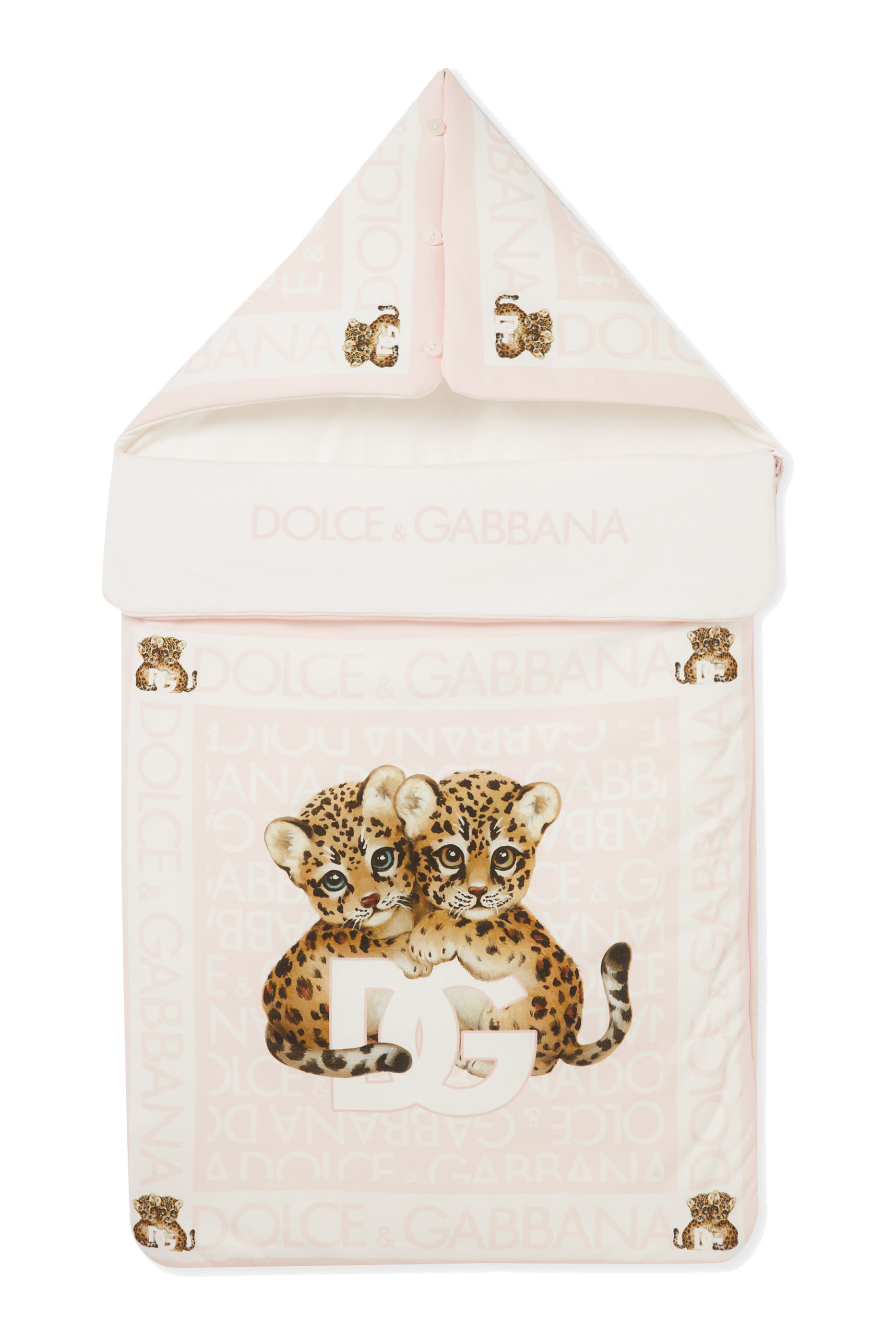 كيس نوم للطفال بطبعة فهود